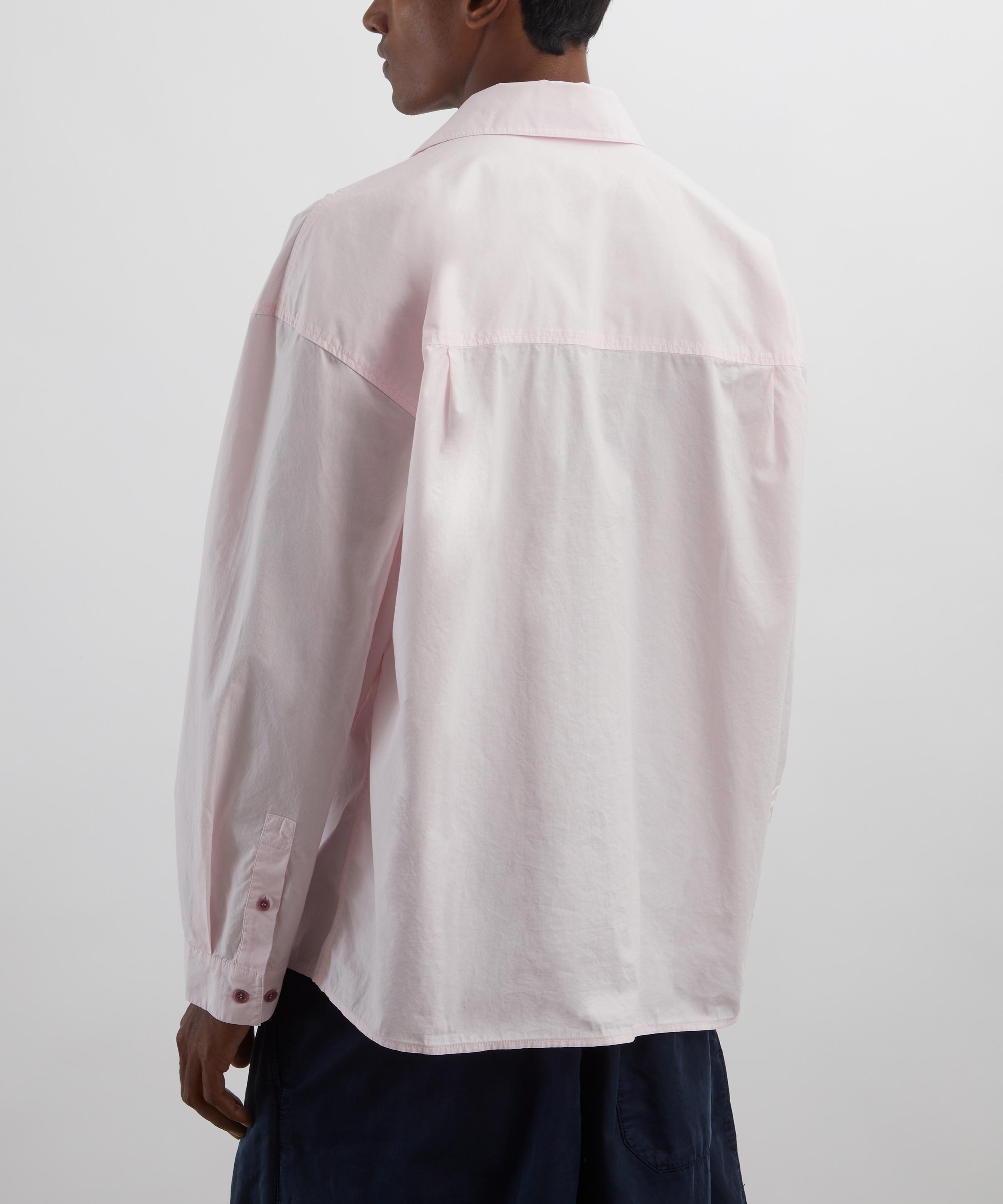 YMC - Light Pink Wray Boxy Long-Sleeve Shirt image number 3