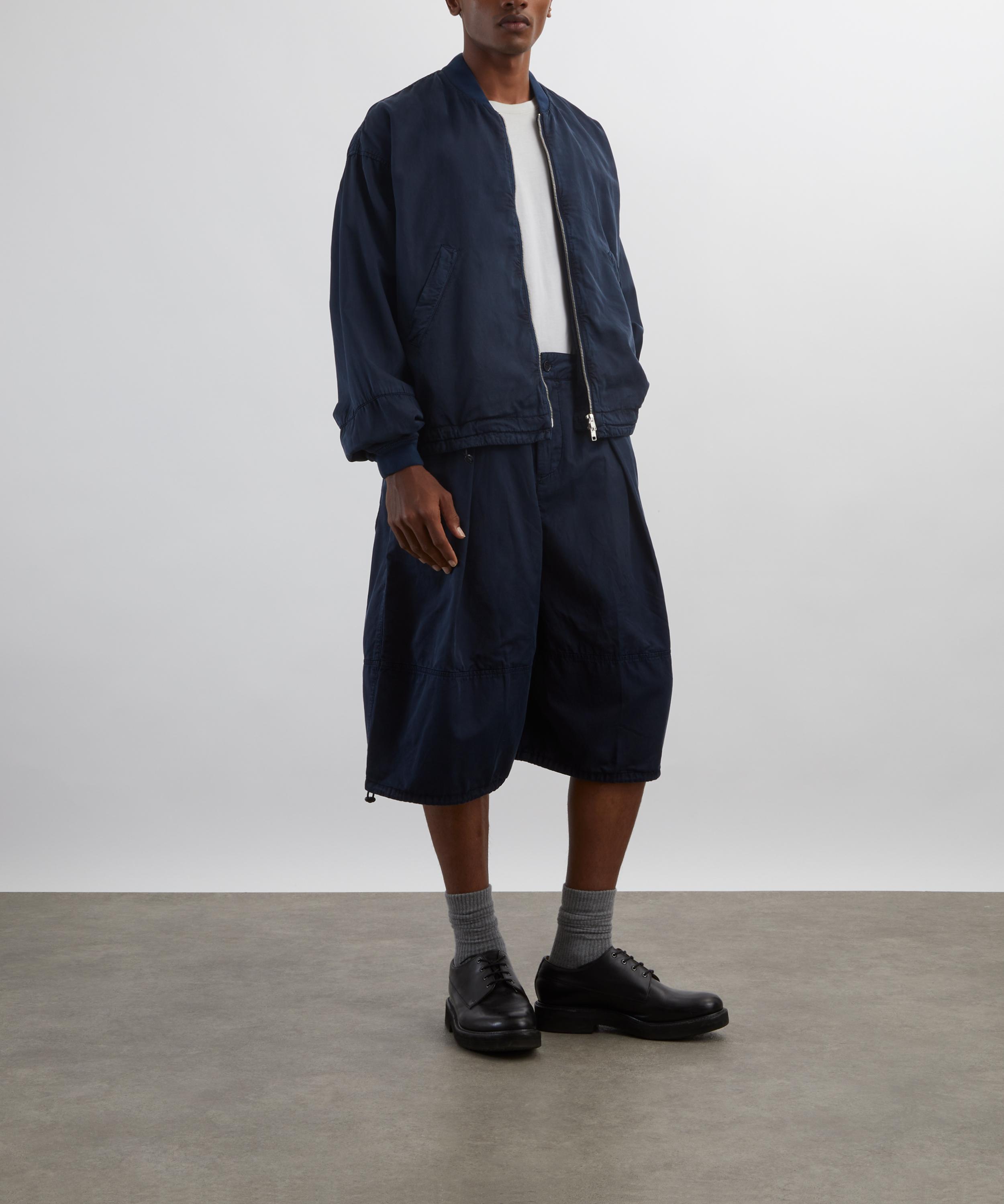 YMC - Navy Salba Wide Shorts image number 1