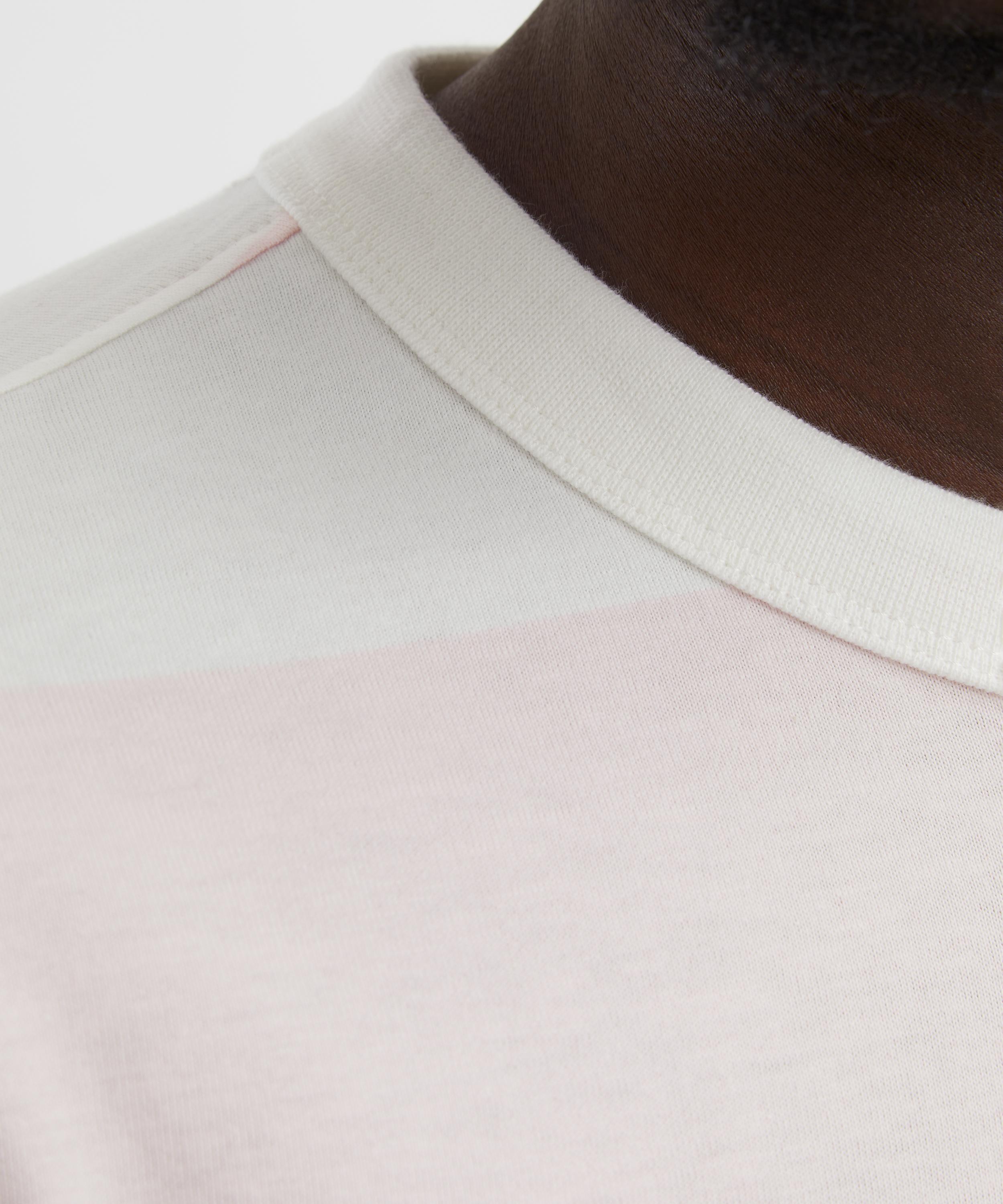 YMC - Pink Triple Stripe T-Shirt image number 4