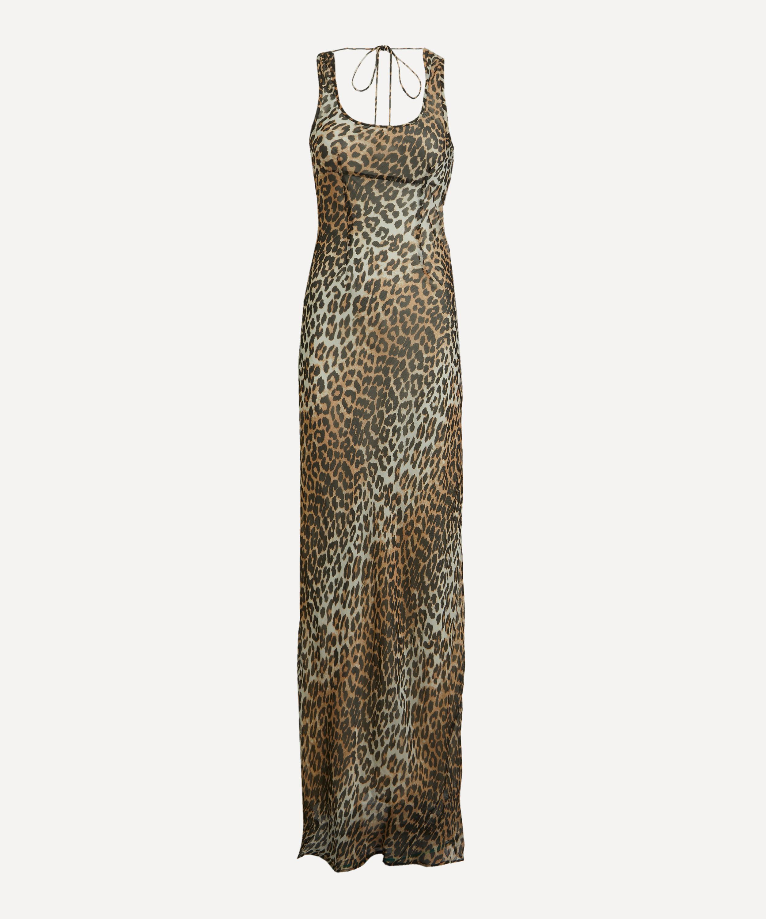 Ganni - Leopard Print Maxi Dress image number 0