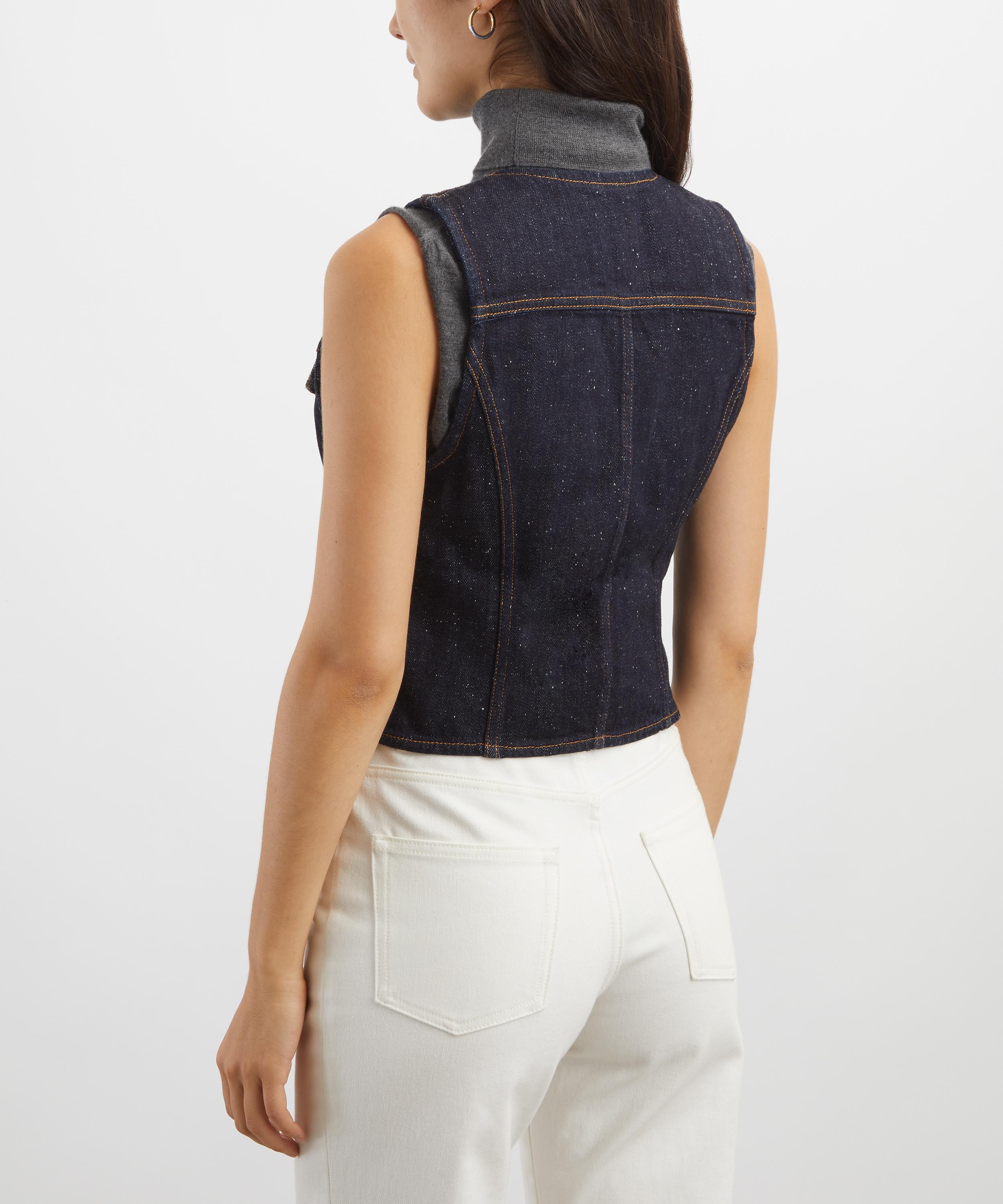 Ganni - Neppy Denim Vest image number 3