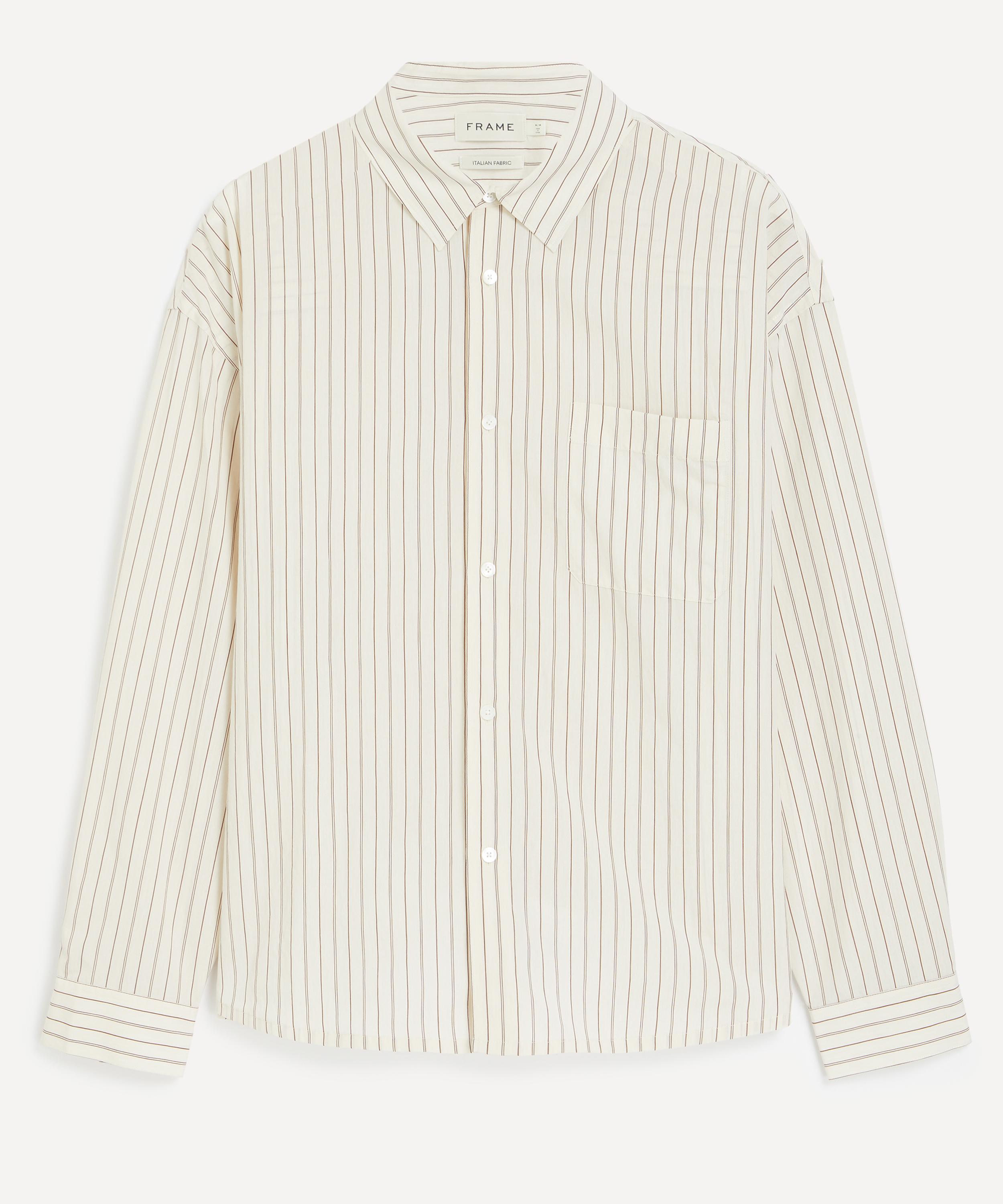 Frame - Brown-Striped Shirt image number 0