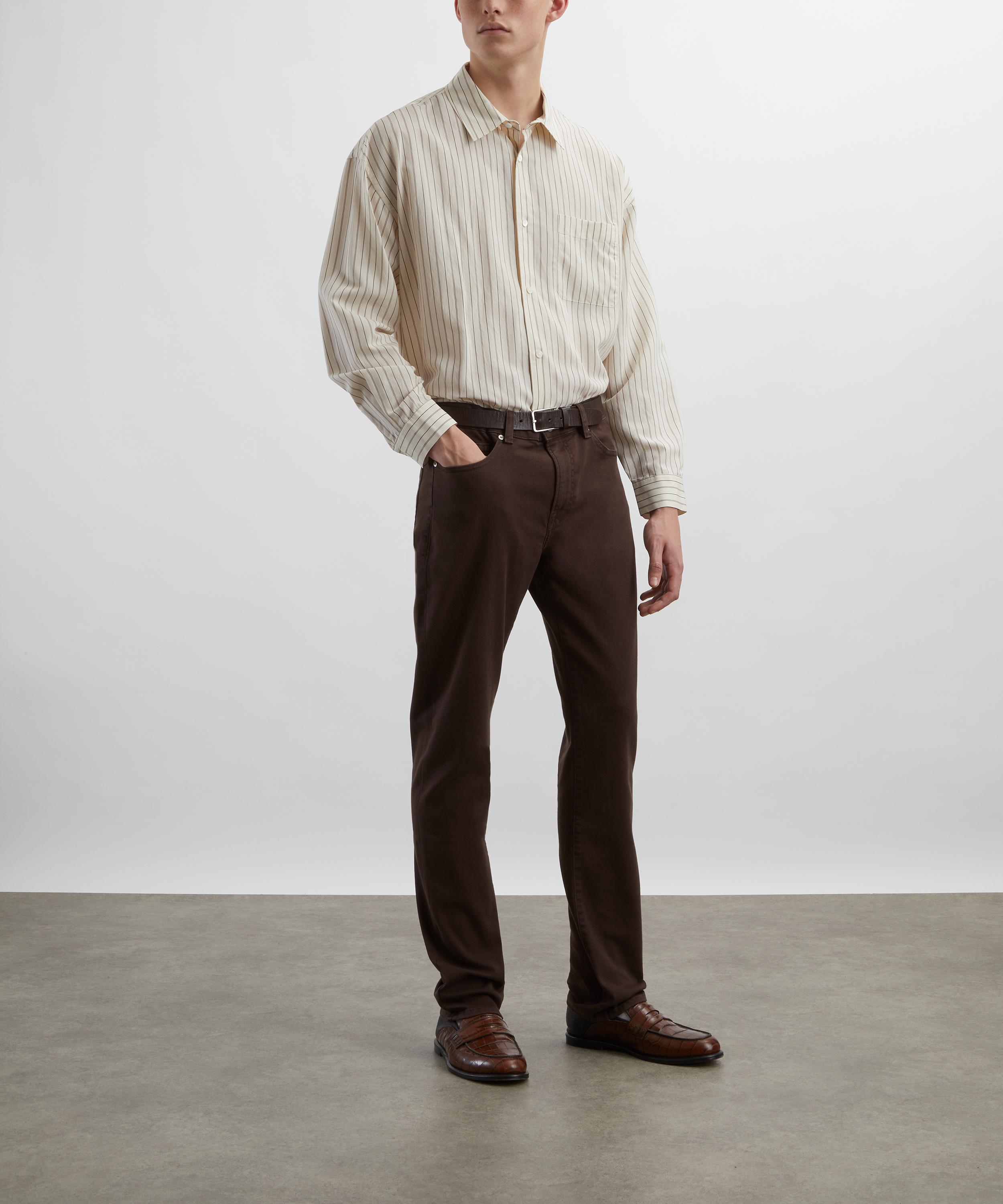 Frame - Brown-Striped Shirt image number 1