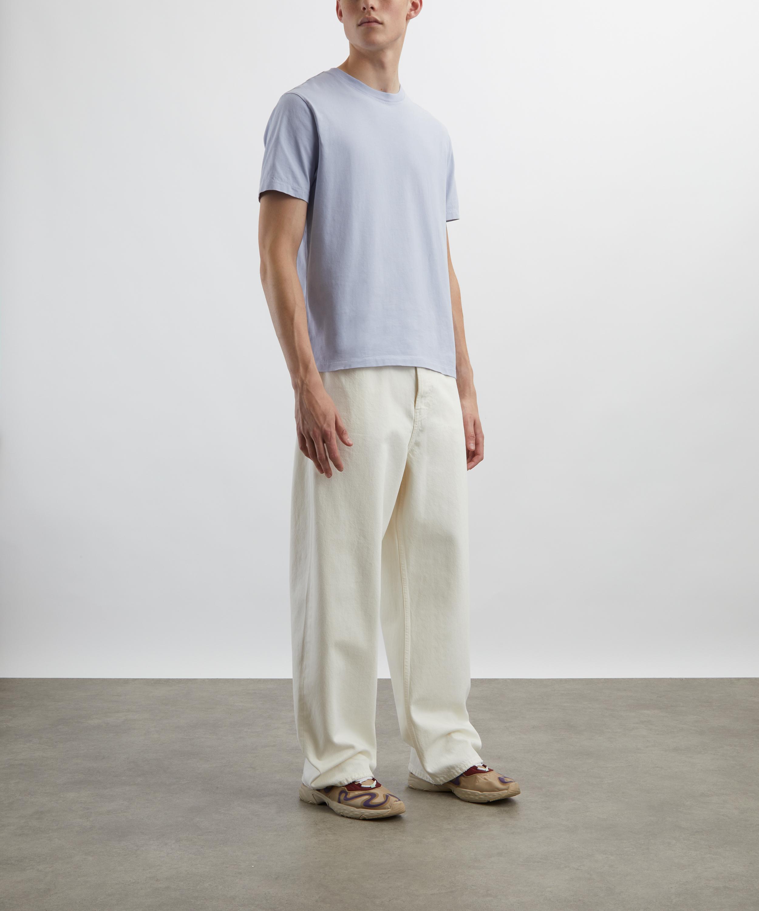 Frame - Baggy Jeans in Off White Grind image number 1
