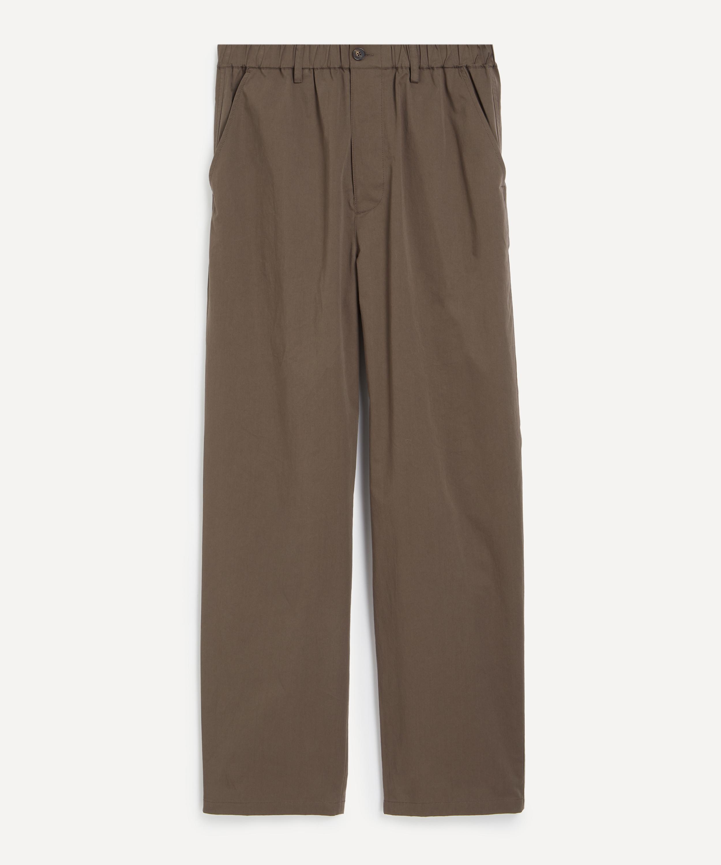Frame - Dark Brown Easy Trousers image number 0