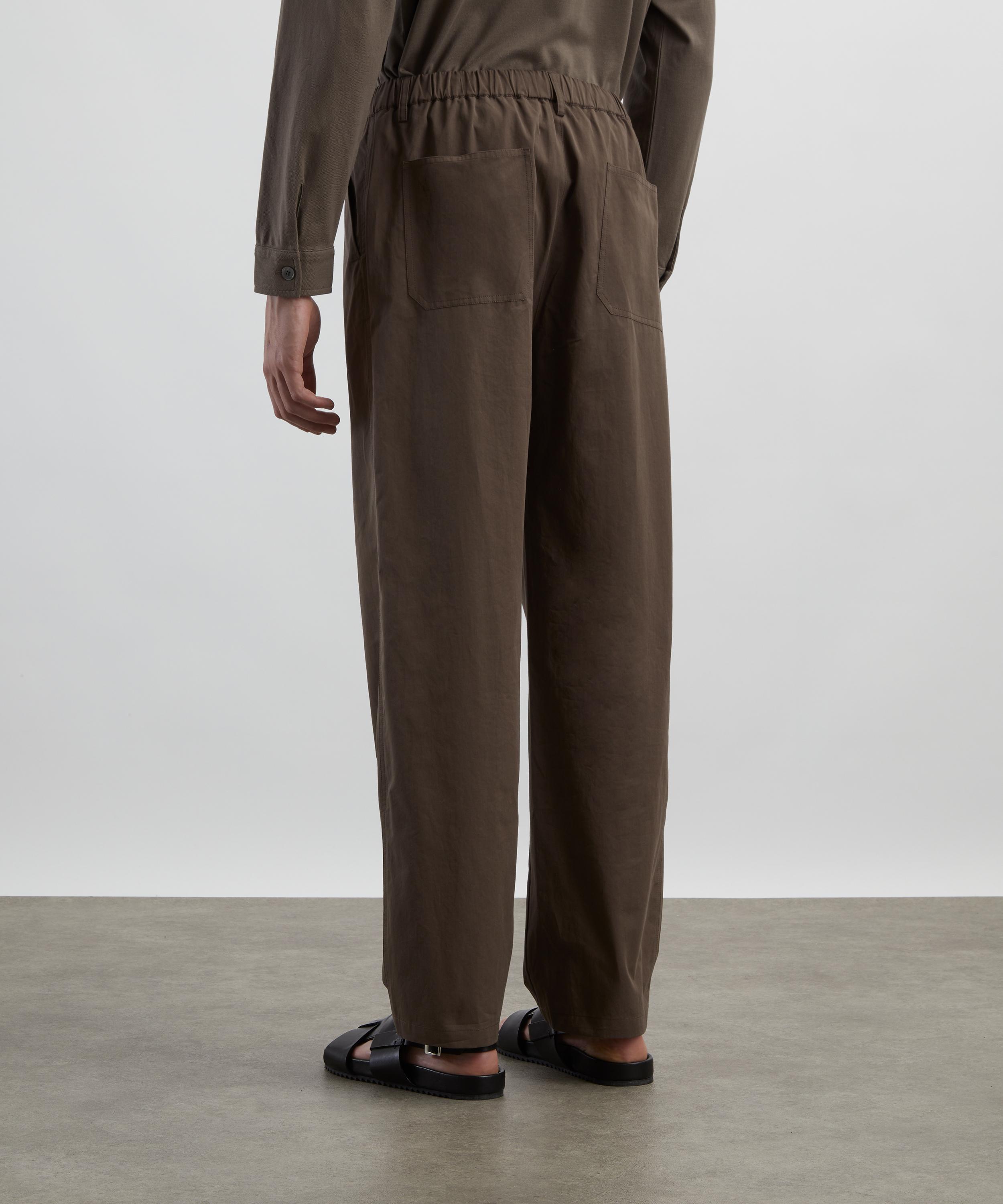 Frame - Dark Brown Easy Trousers image number 3