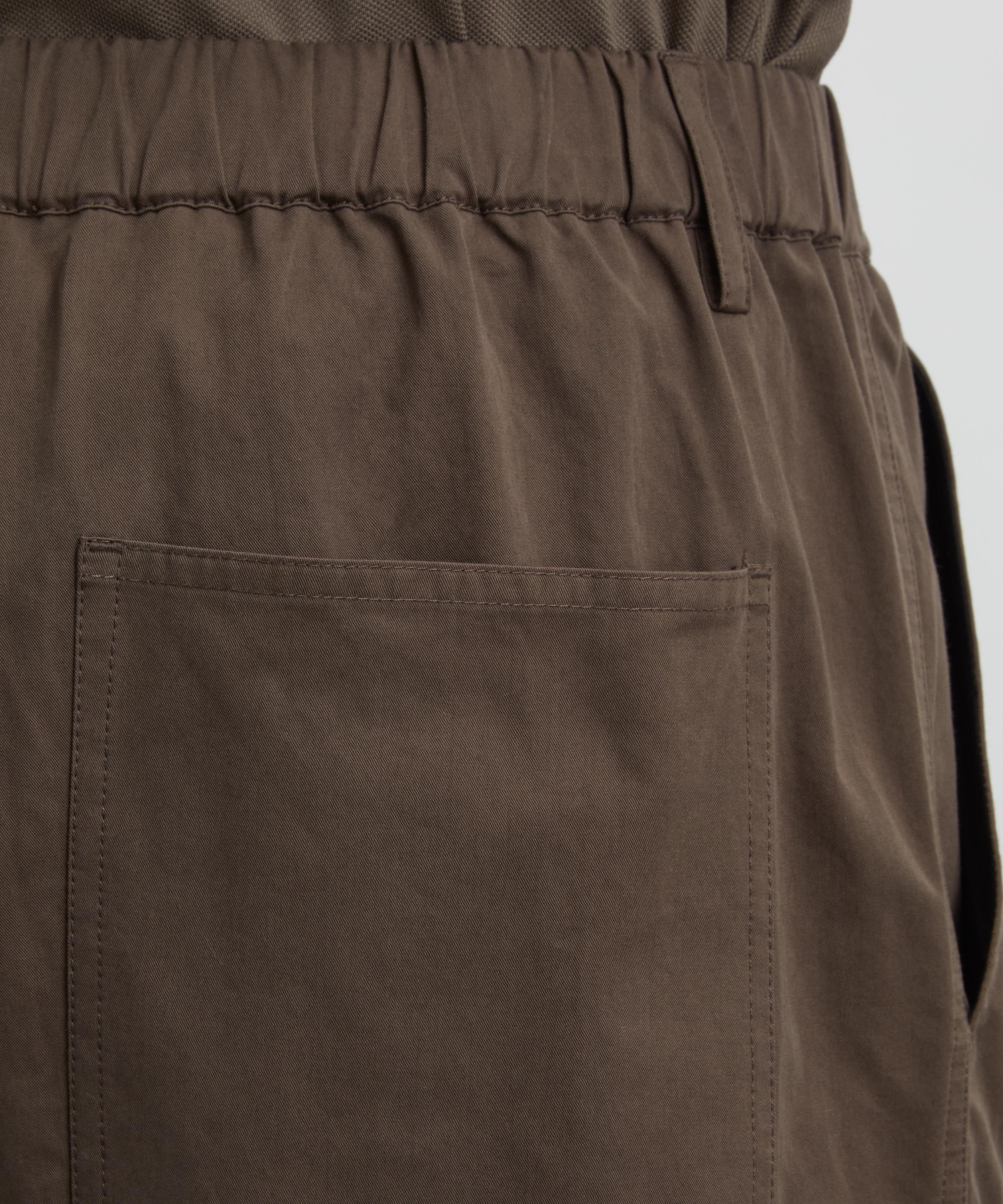 Frame - Dark Brown Easy Trousers image number 4