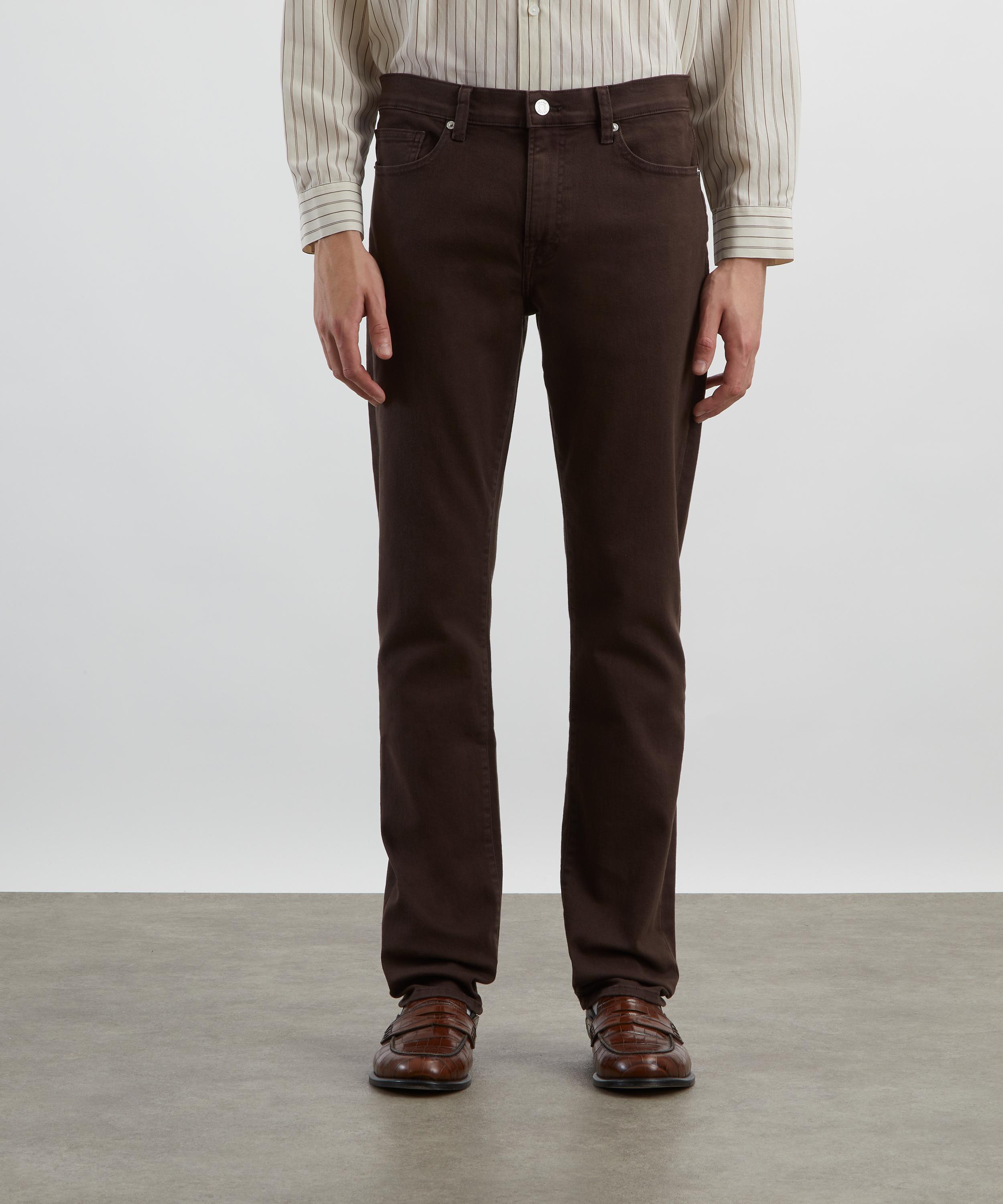 Frame - L’Homme Slim Jeans in Garage Dark Brown image number 2