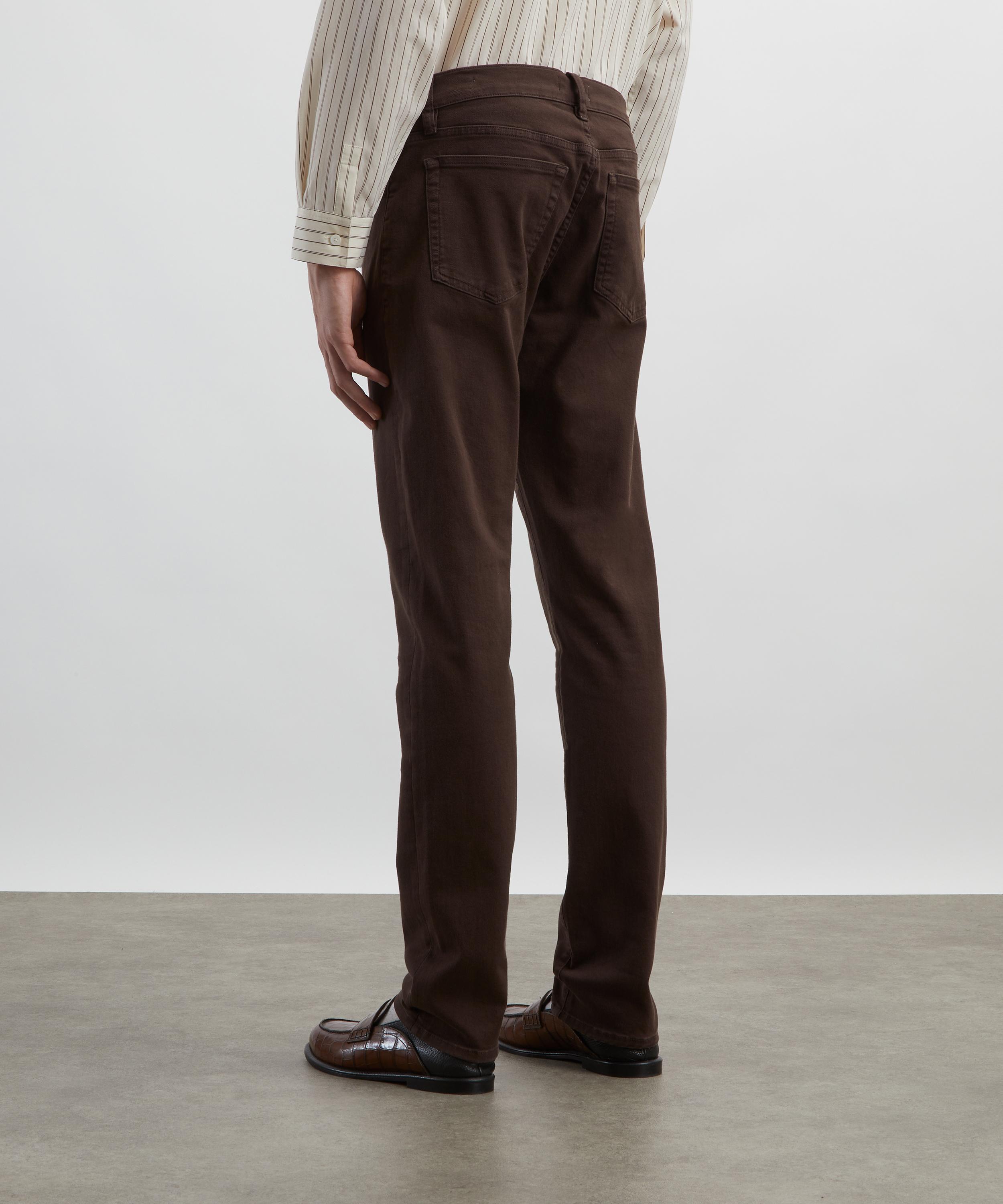 Frame - L’Homme Slim Jeans in Garage Dark Brown image number 3
