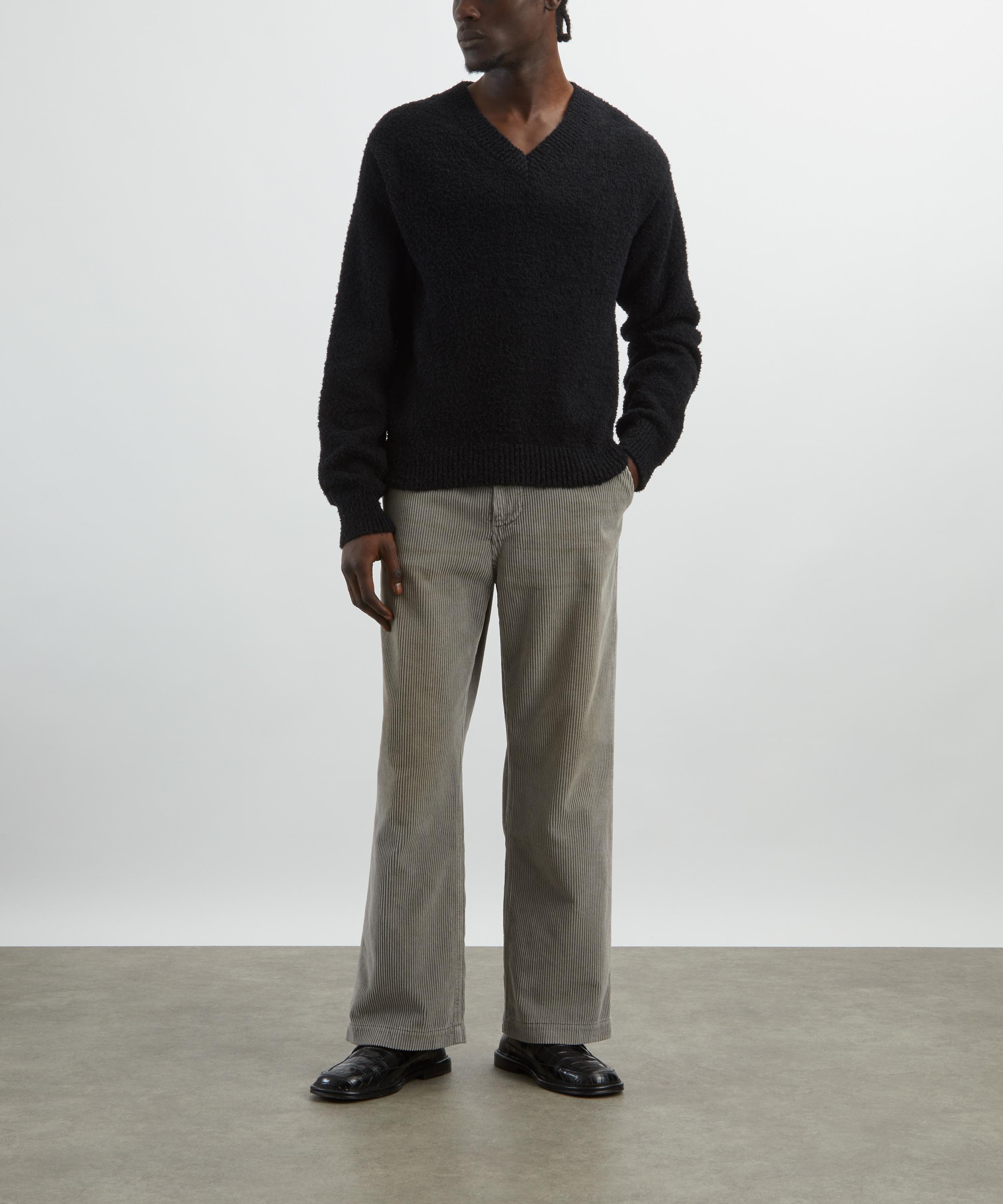 mfpen - Stained Grey Cord Trousers image number 1