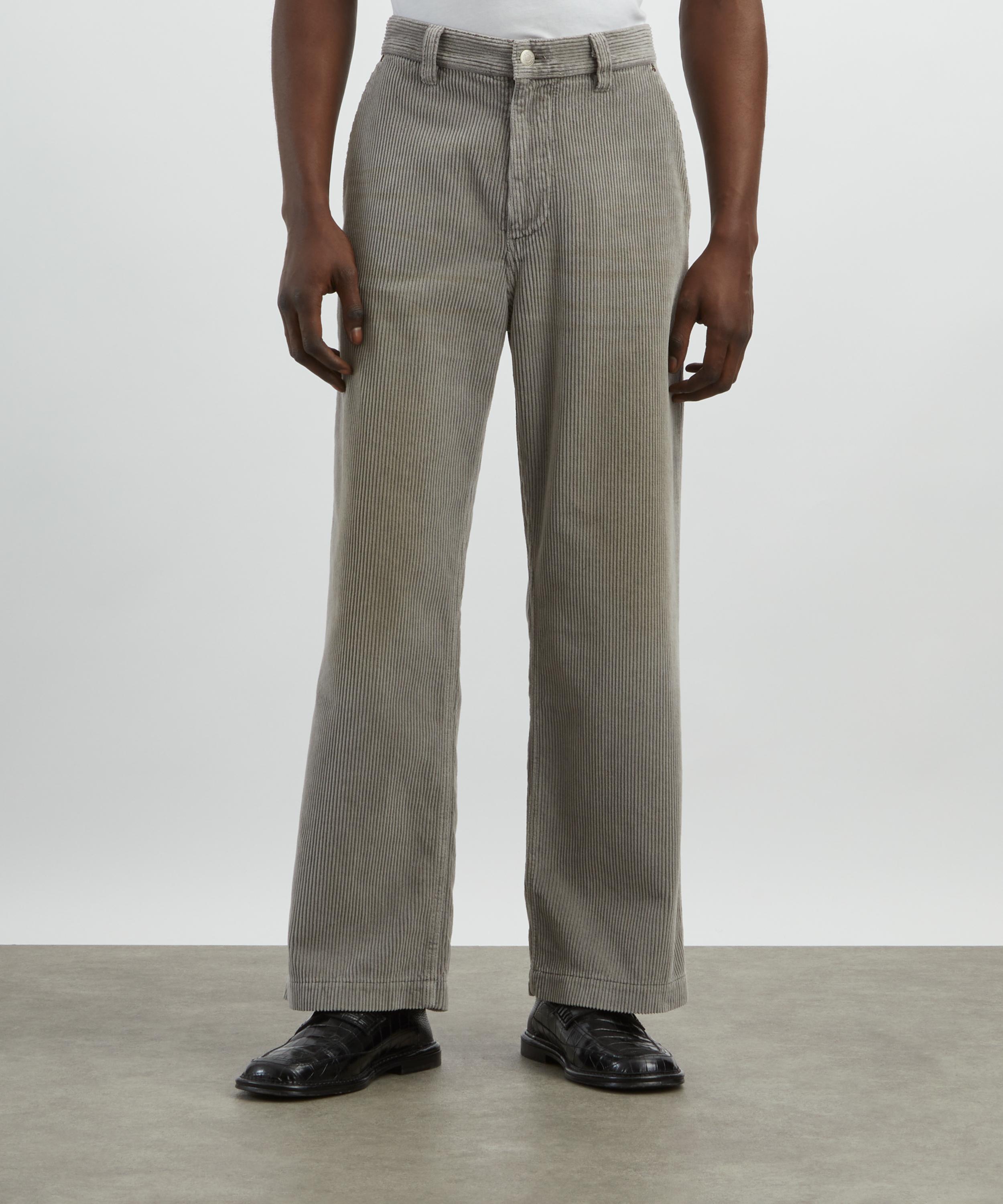 mfpen - Stained Grey Cord Trousers image number 2