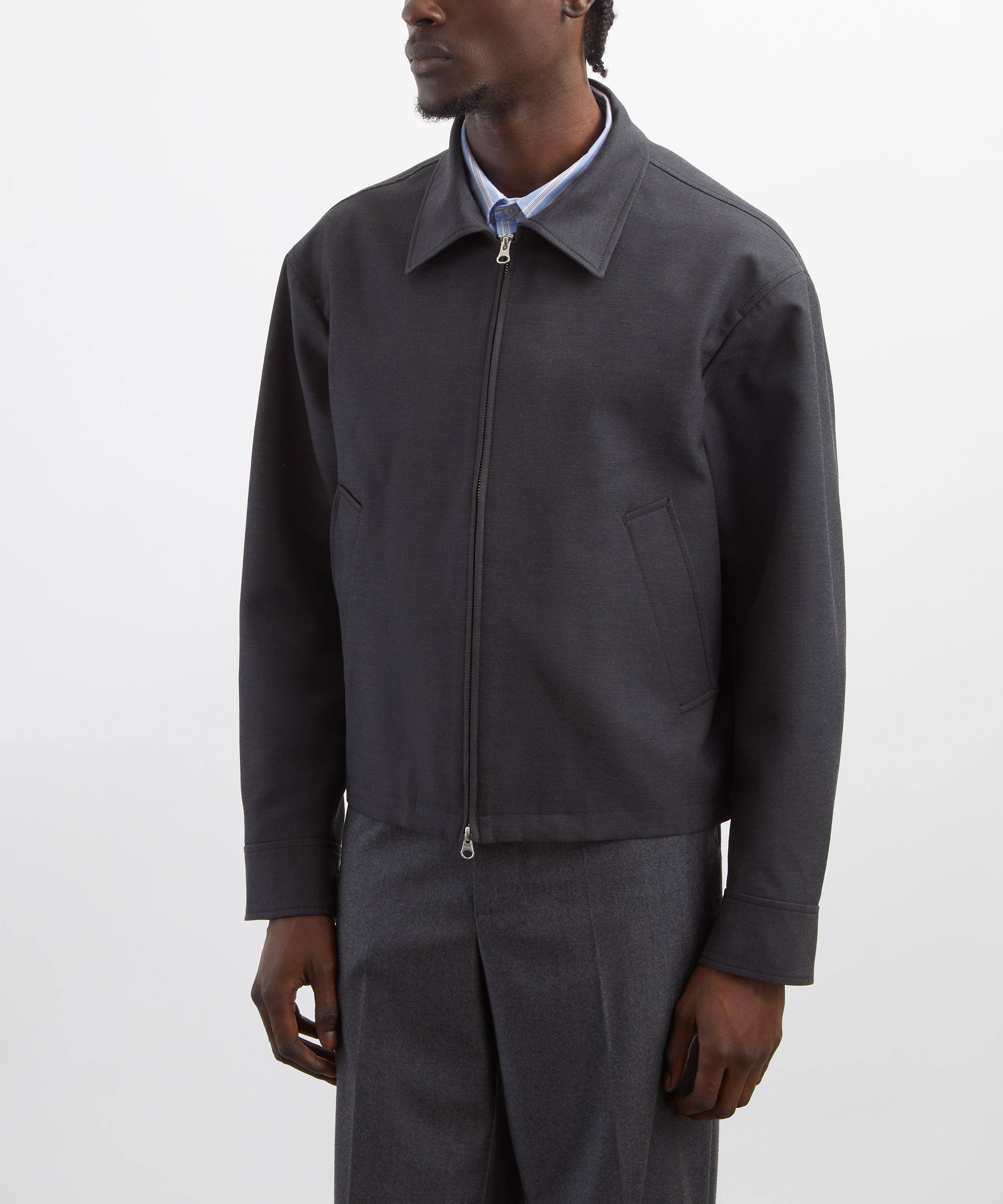 mfpen - Brown Melange Stripe Mail Jacket image number 2