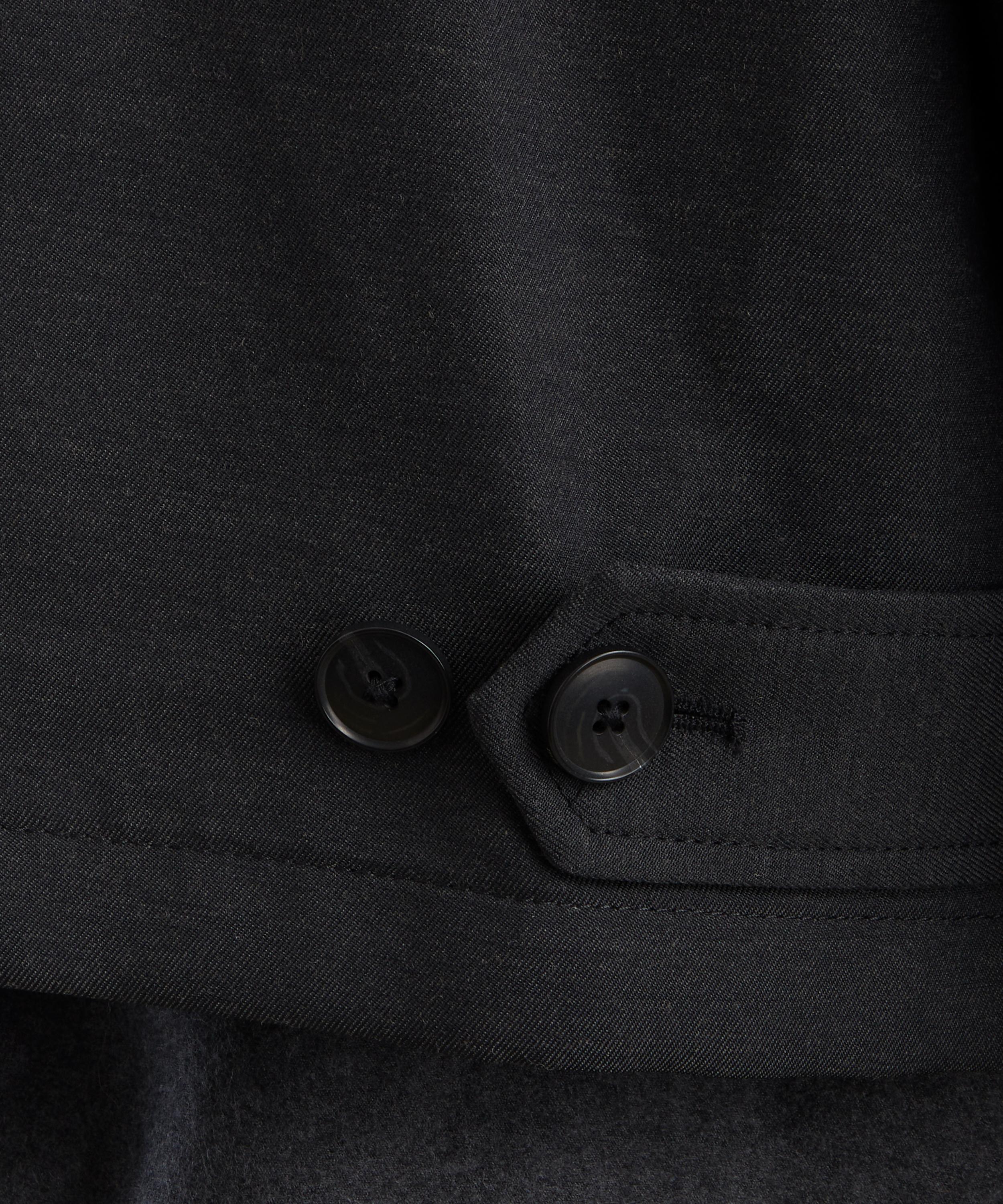 mfpen - Brown Melange Stripe Mail Jacket image number 4