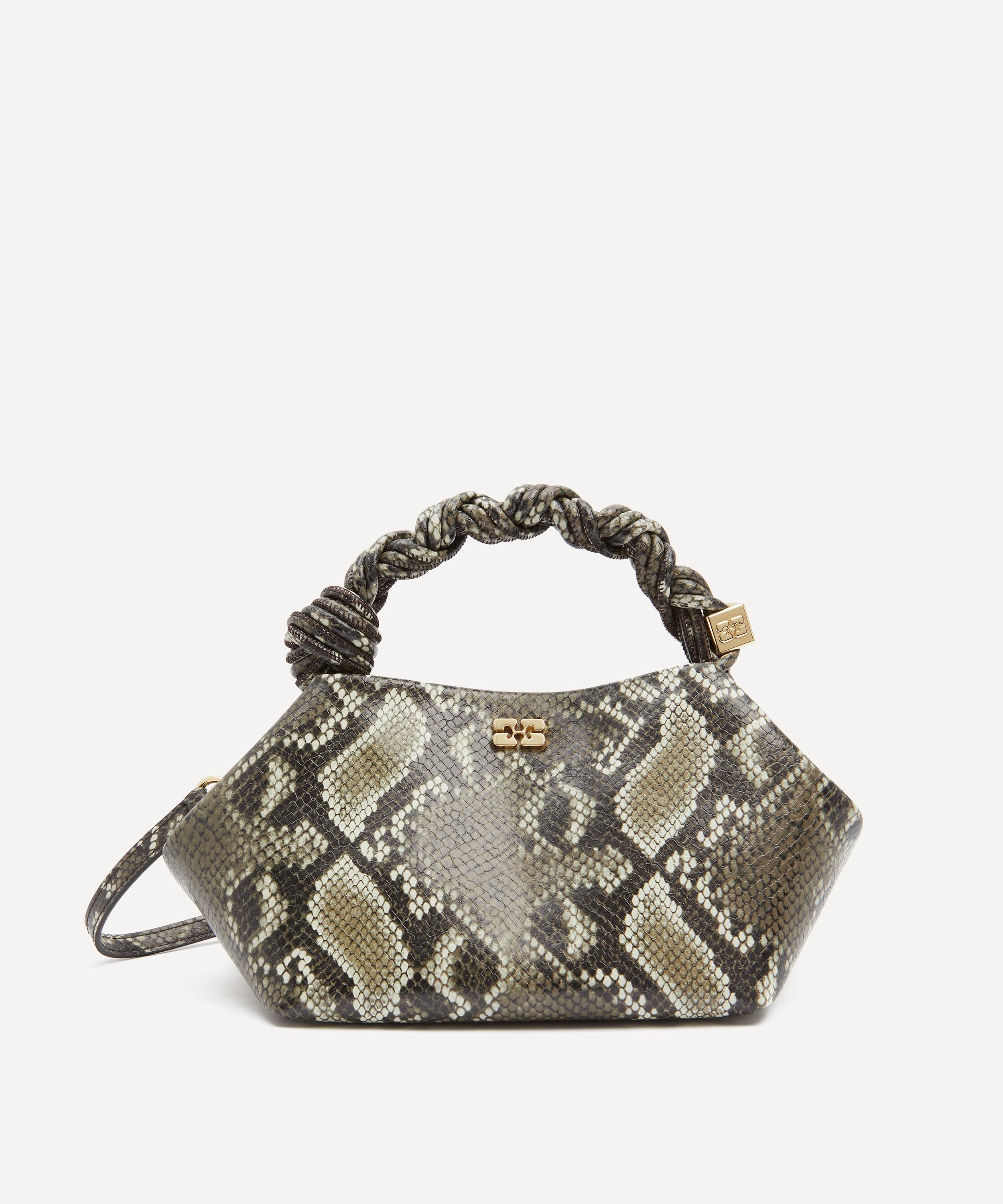 Ganni - Snake Small Bou Top Handle Bag image number 0