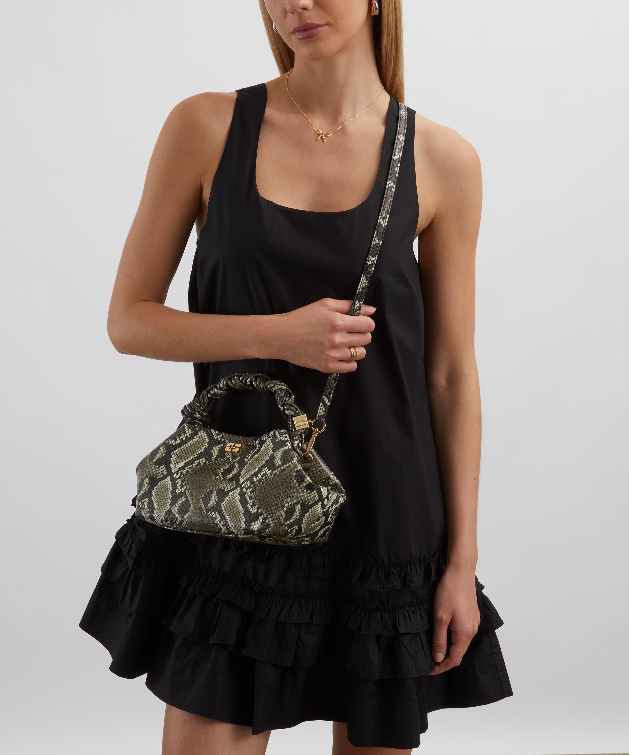 Ganni - Snake Small Bou Top Handle Bag image number 1