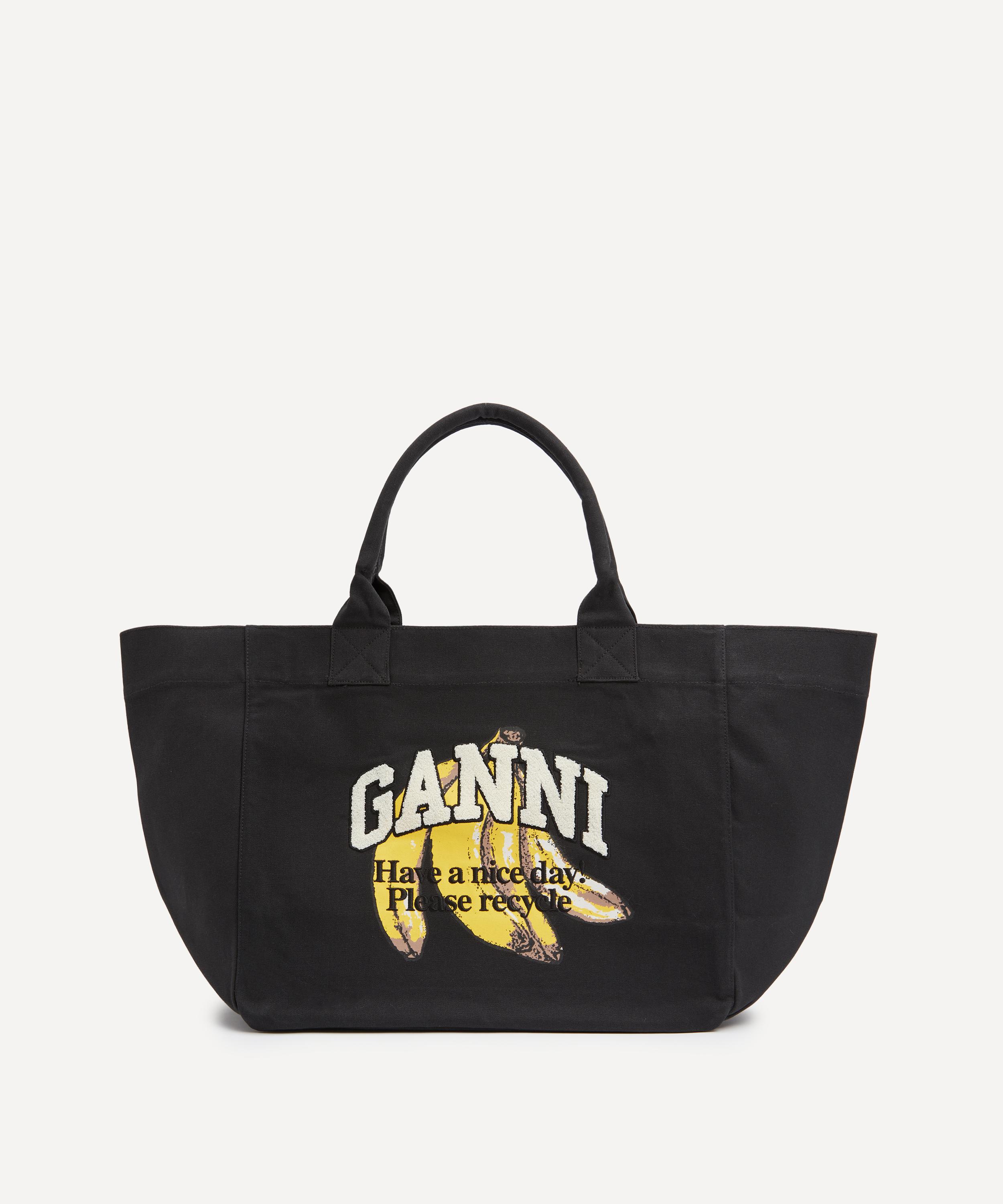 Ganni - Banana Print Tote Bag image number 0
