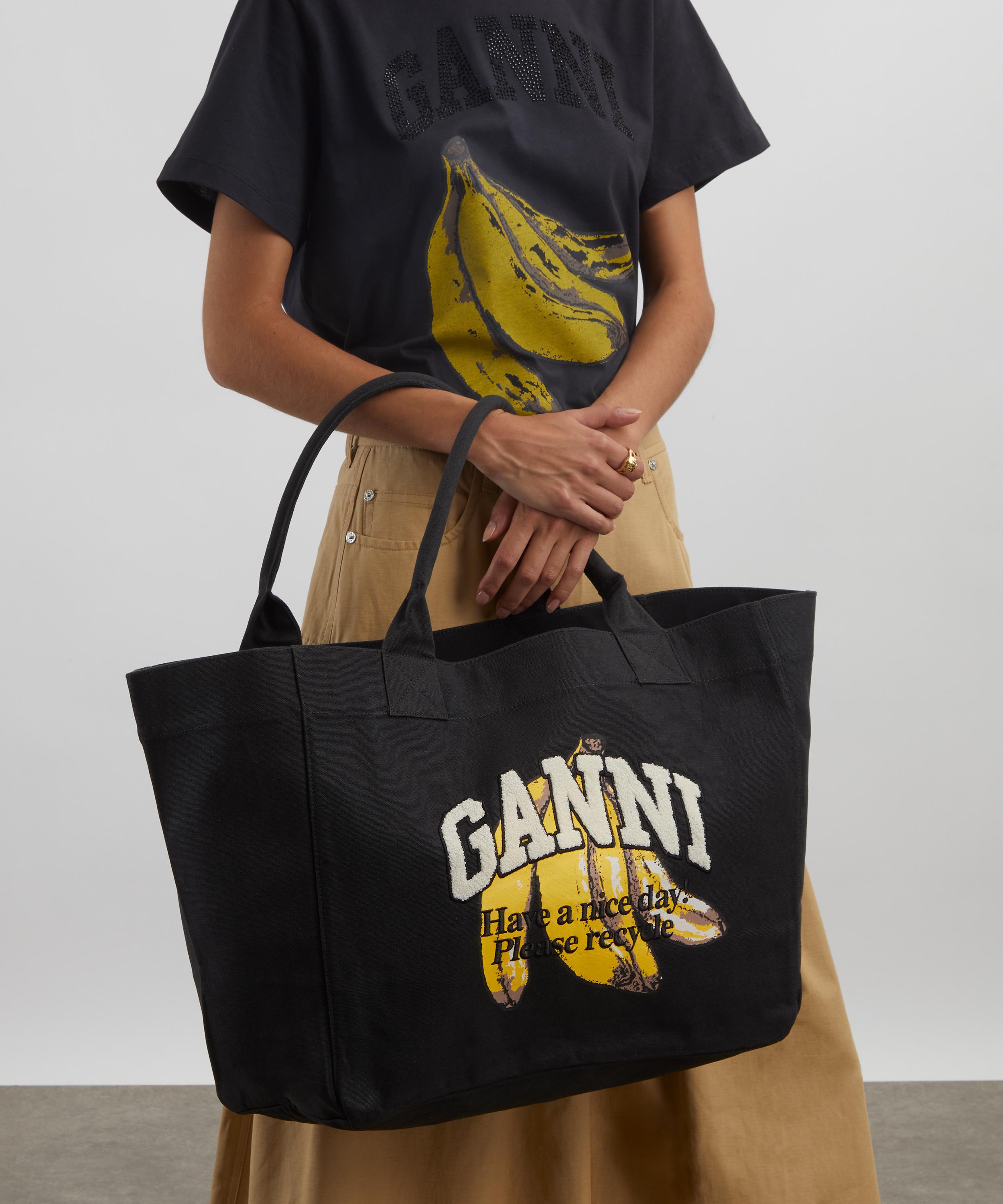 Ganni - Banana Print Tote Bag image number 1