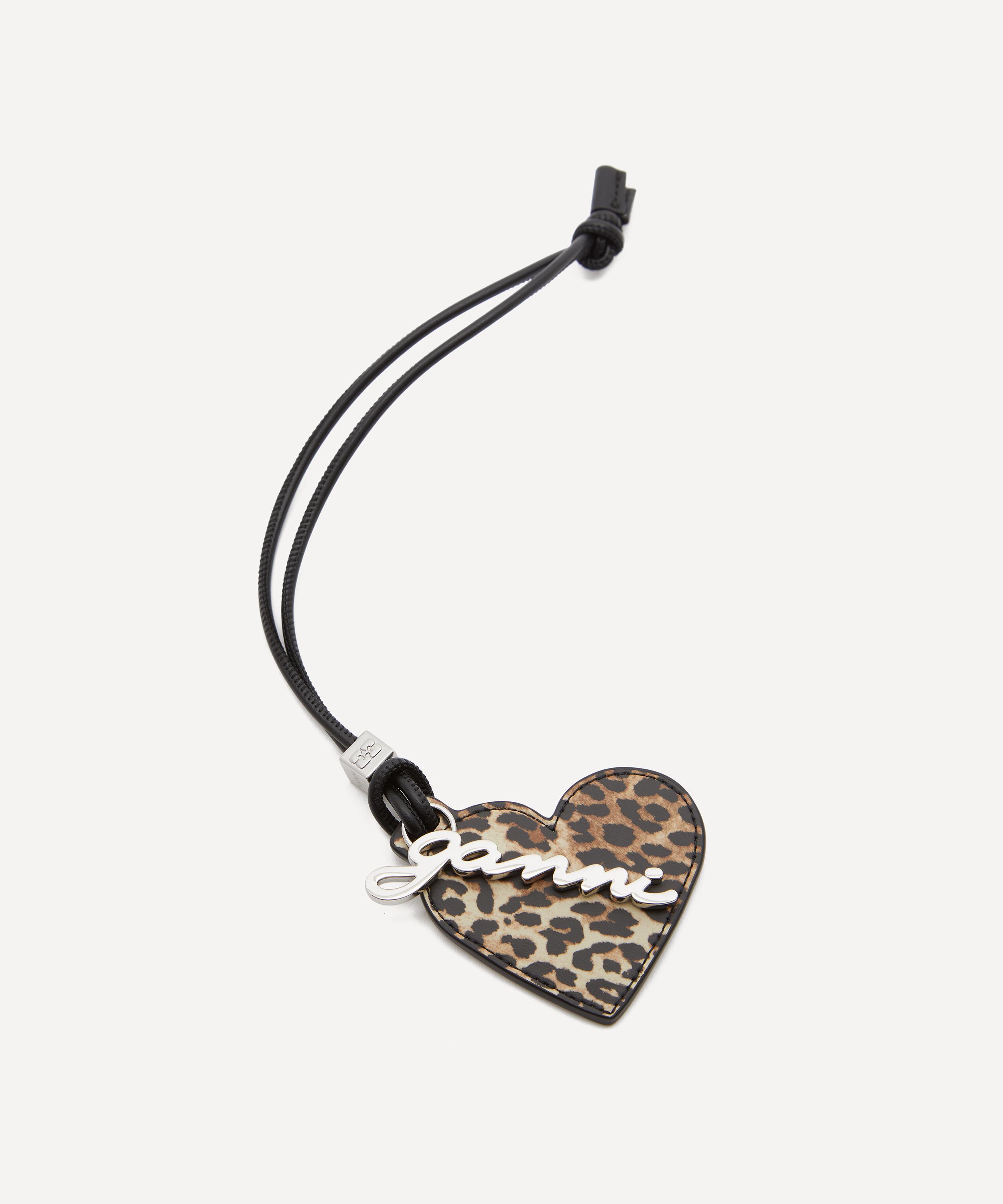 Ganni - Leopard Bou Heart Mirror image number 0