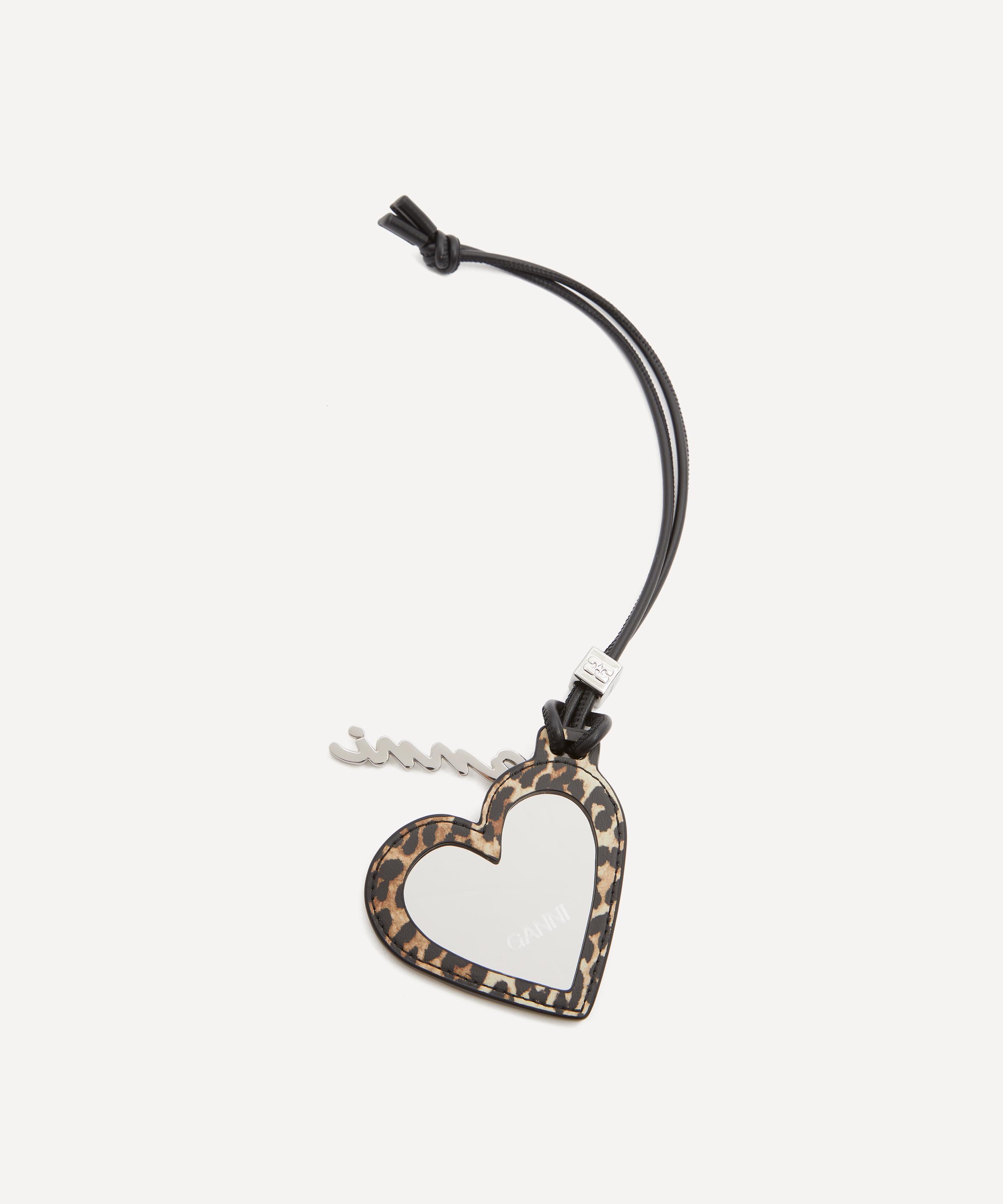 Ganni - Leopard Bou Heart Mirror image number 1