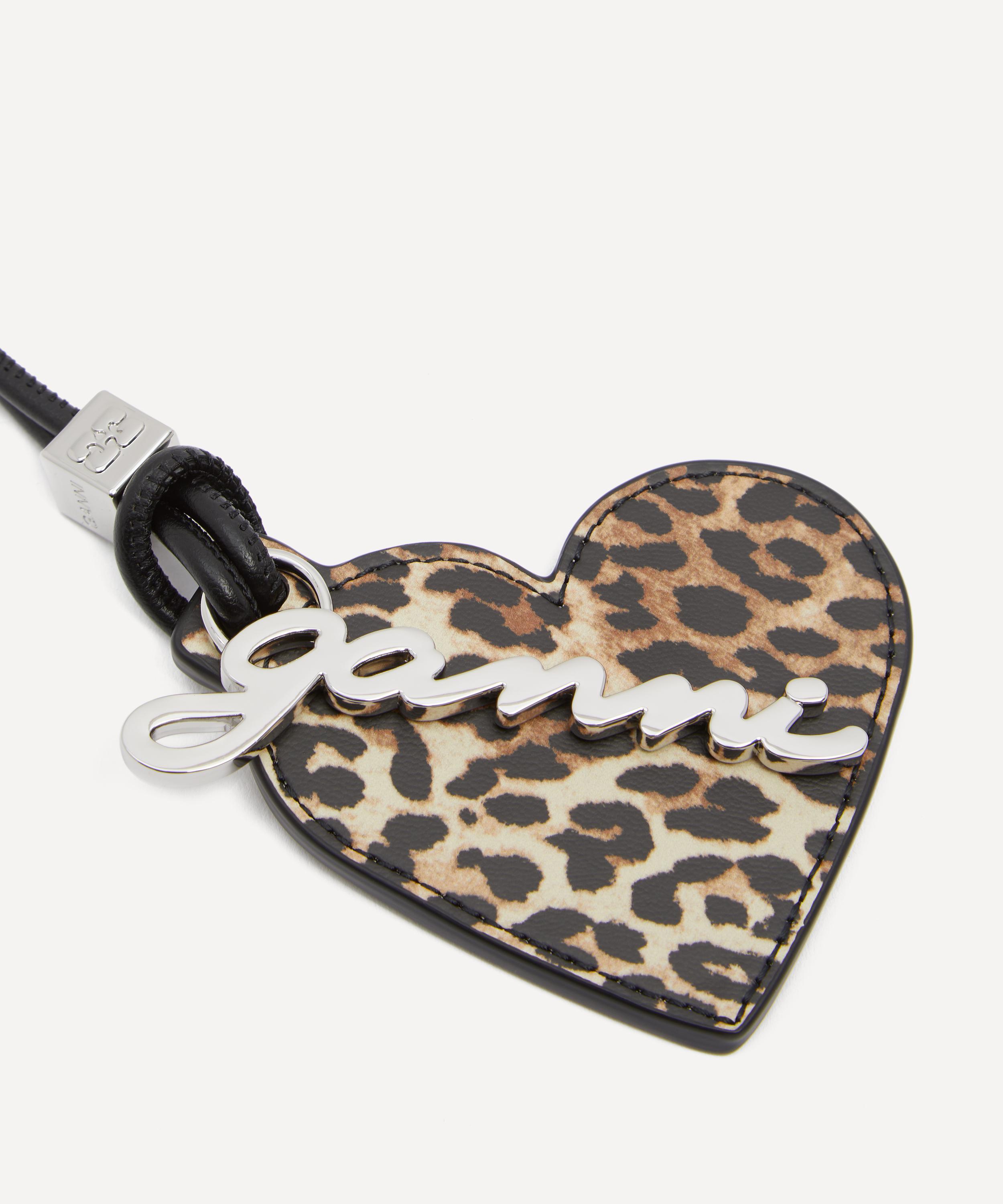 Ganni - Leopard Bou Heart Mirror image number 2