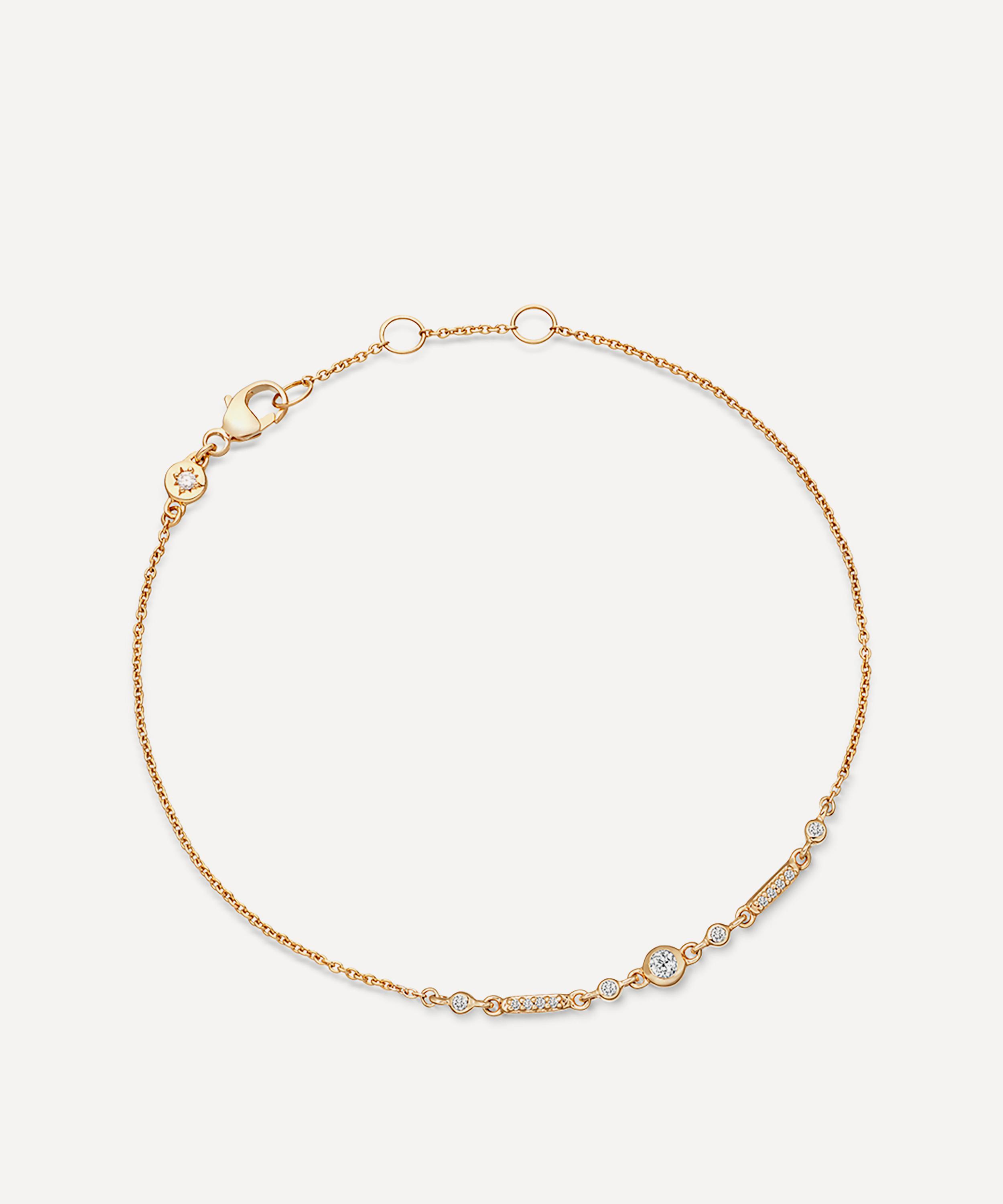 Astley Clarke - 14ct Gold Icon Nova Mini Diamond Bracelet image number 0