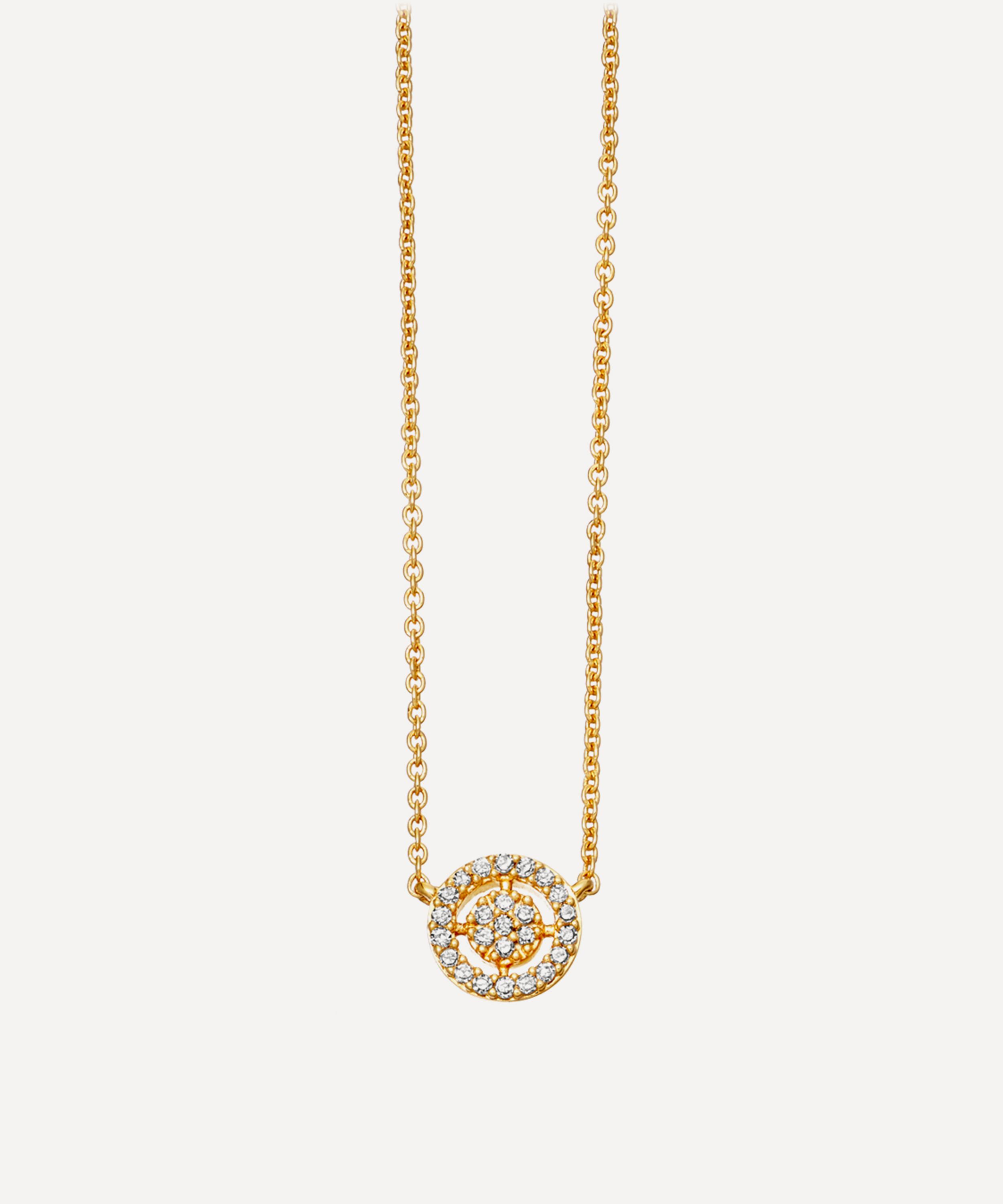 Astley Clarke - 14ct Gold Icon Aura Pendant Necklace image number 0