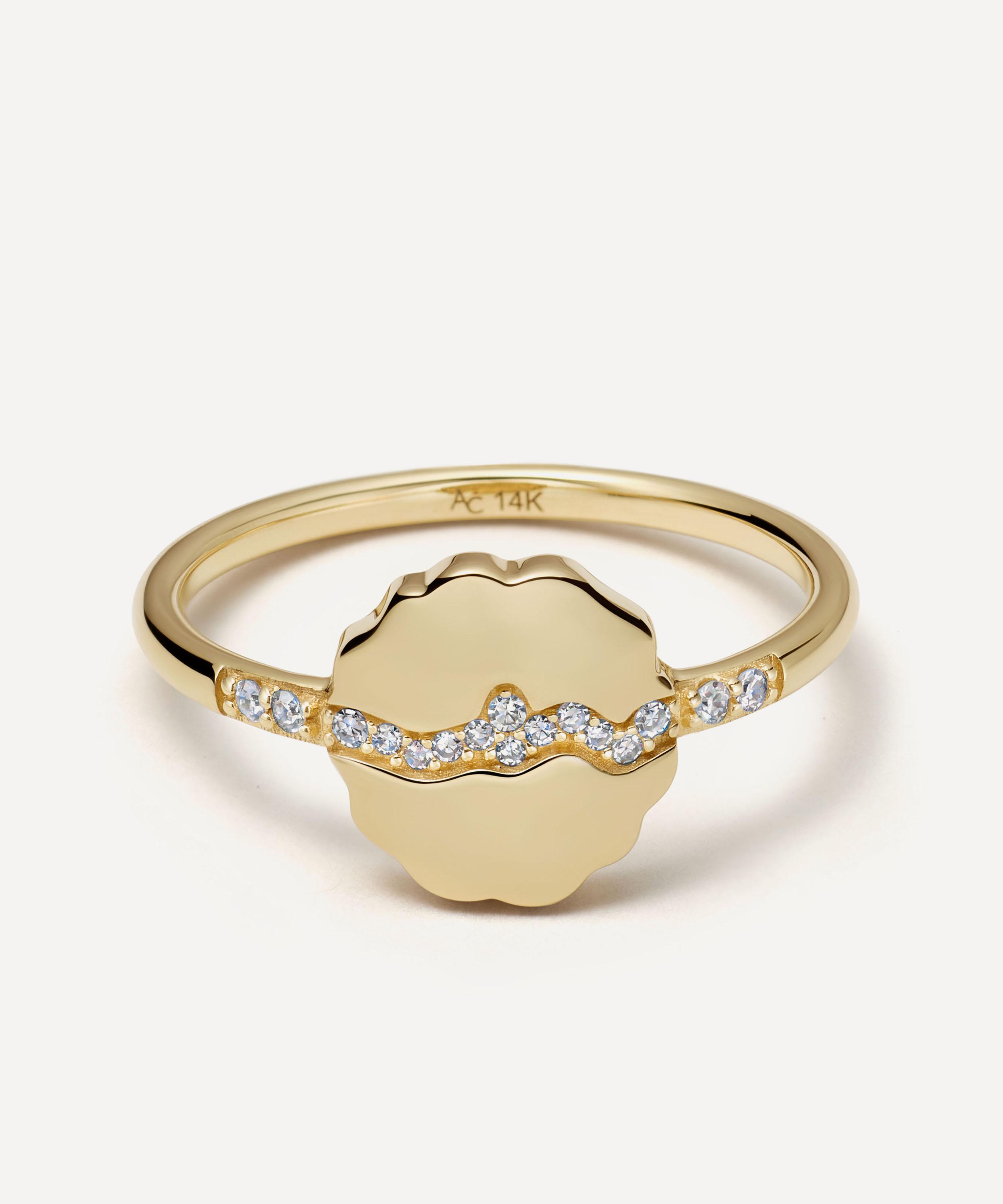 Astley Clarke - 14ct Gold Asteri Diamond Ring image number 0