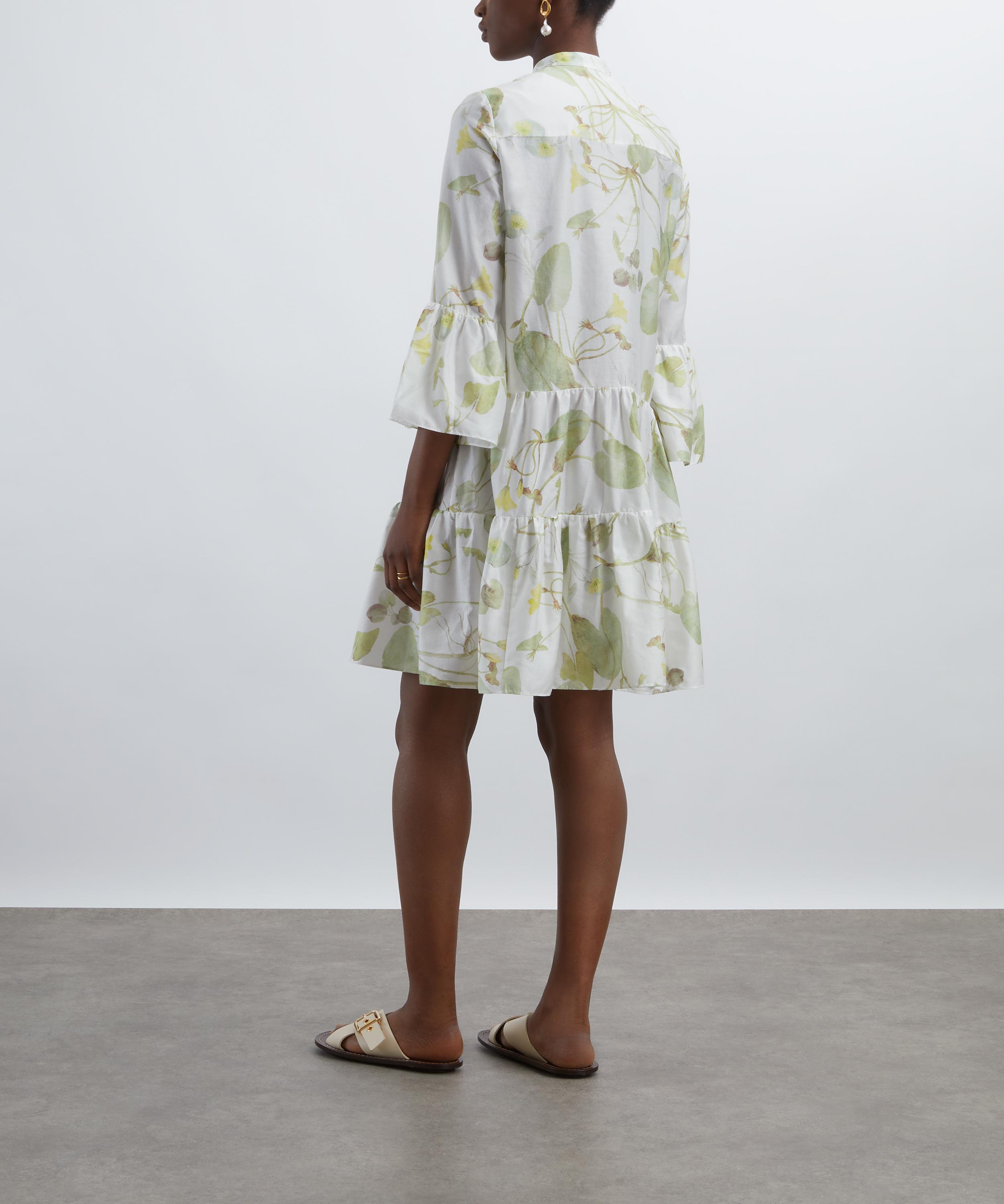 Erdem - Tiered Midi Hem Dress image number 3