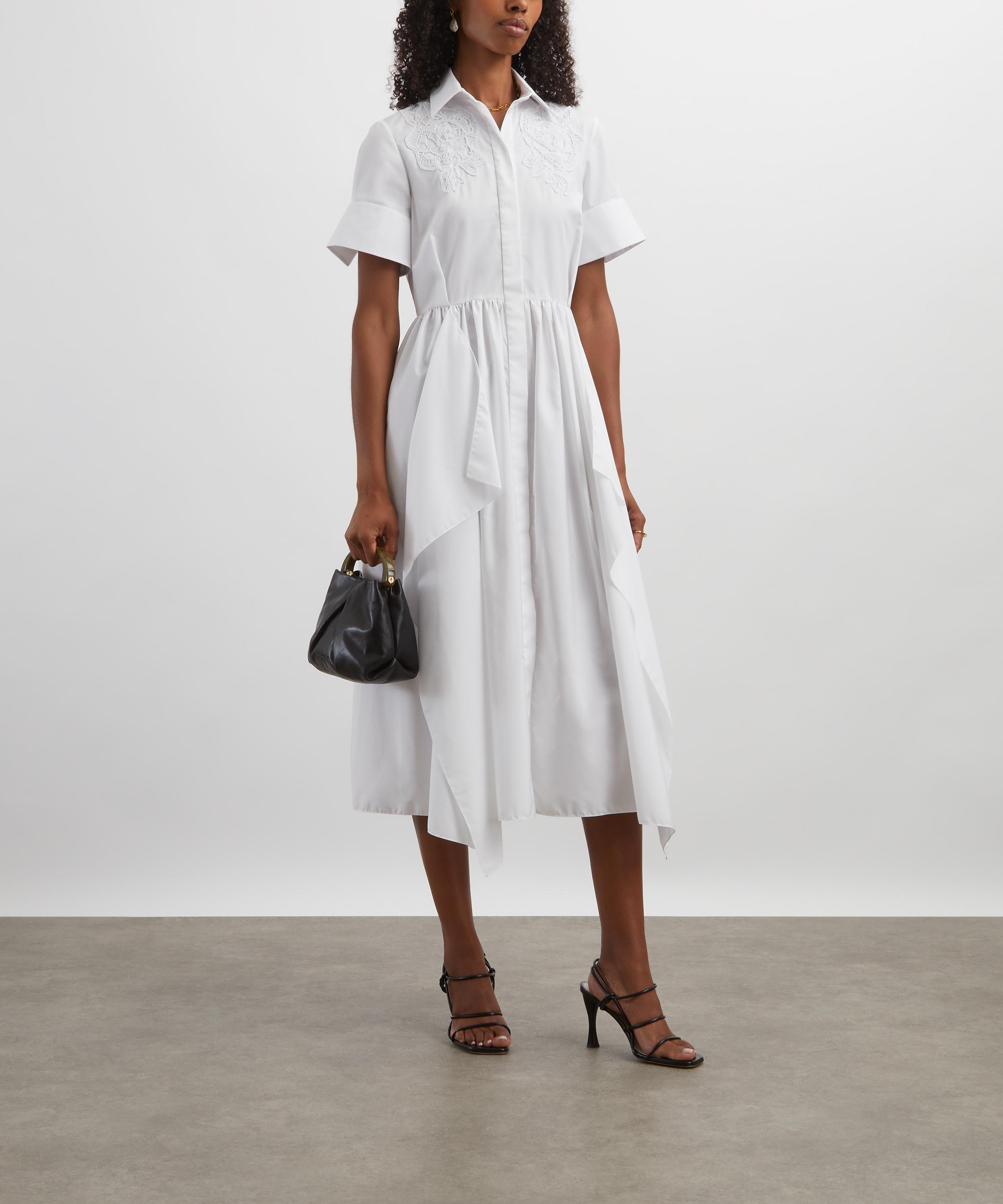 Erdem - Short-Sleeve Midi Shirt Dress image number 1