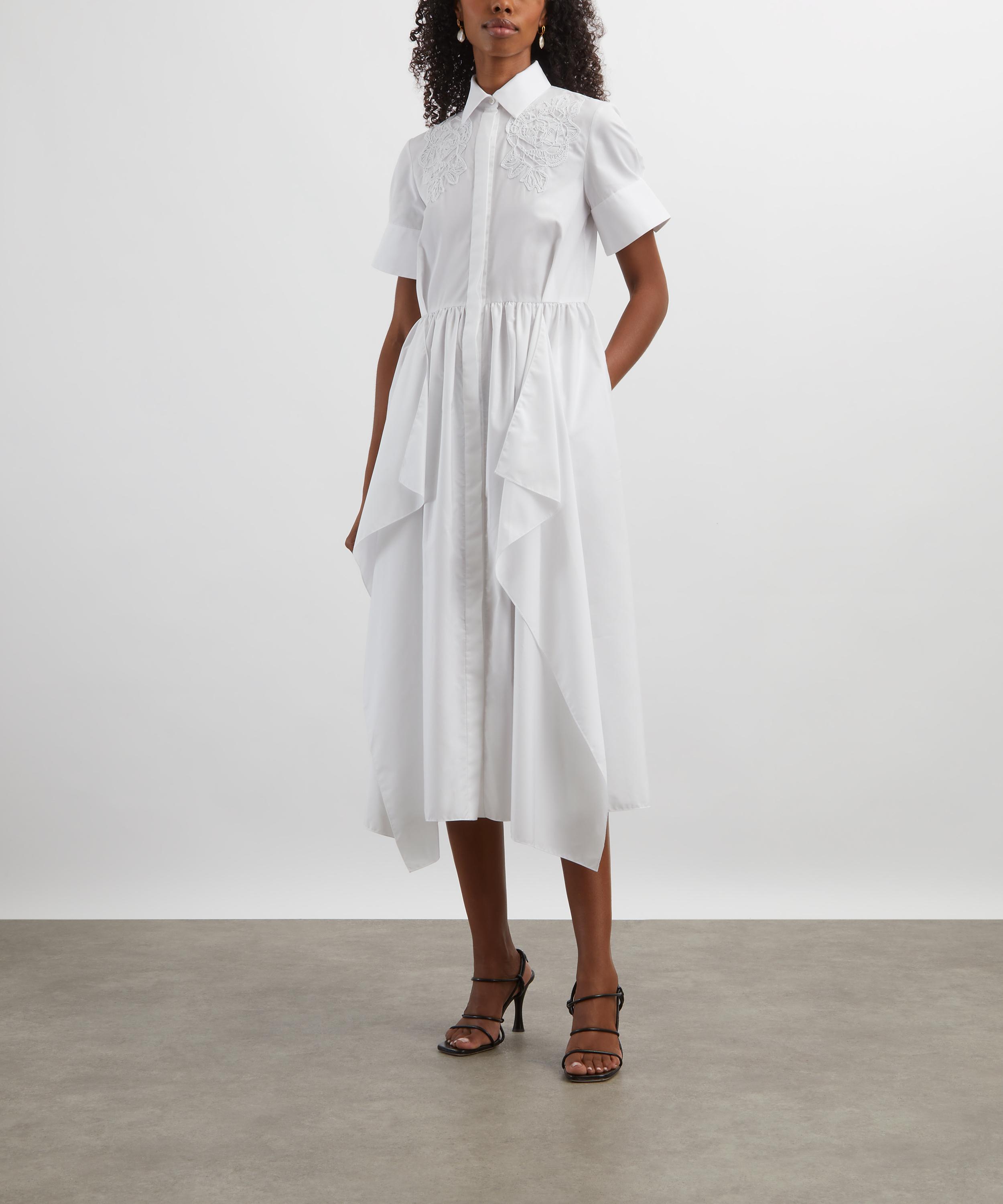 Erdem - Short-Sleeve Midi Shirt Dress image number 2
