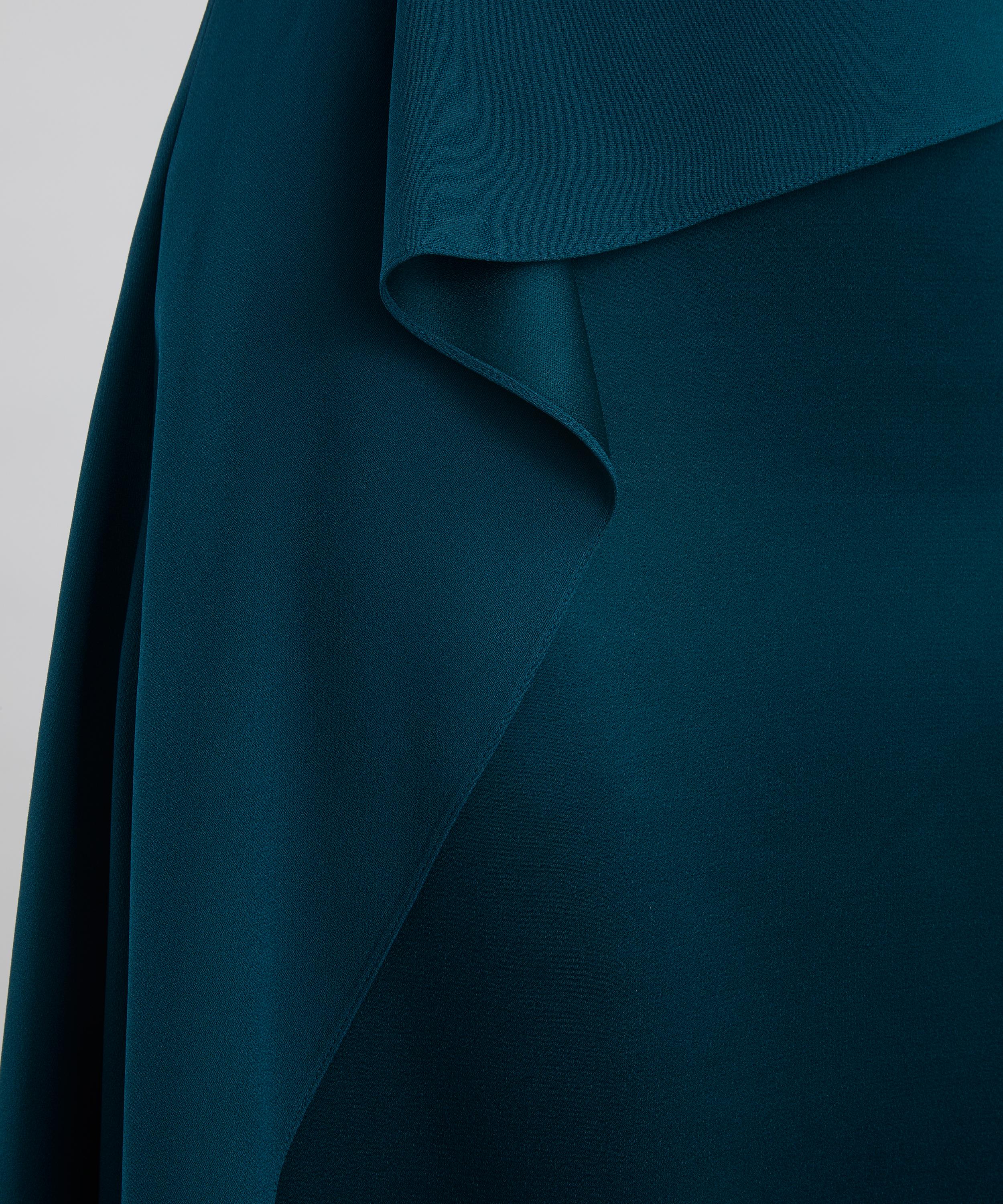 Erdem - Teal A-Line Skirt image number 4