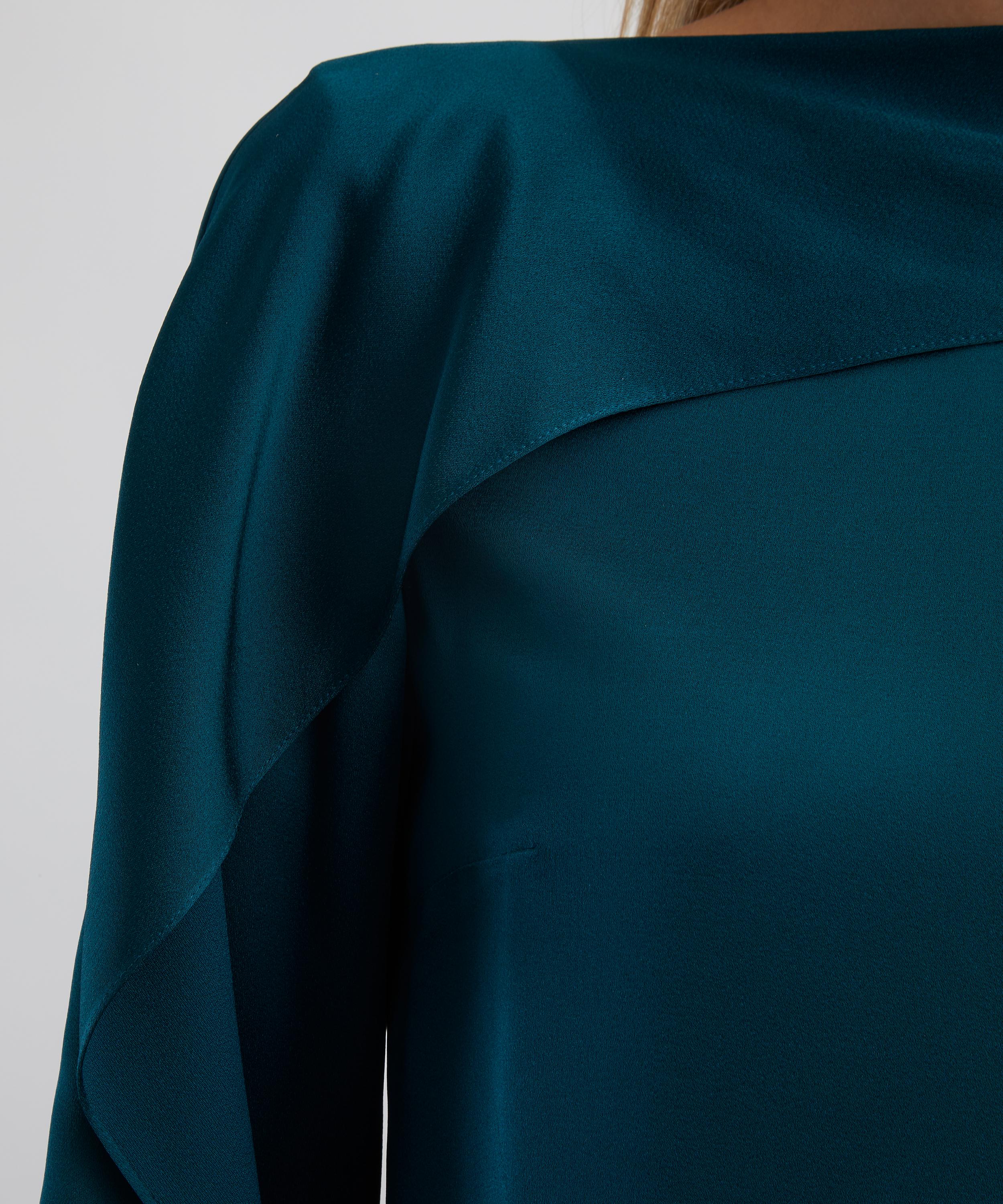 Erdem - Teal Long-Sleeve Top image number 4