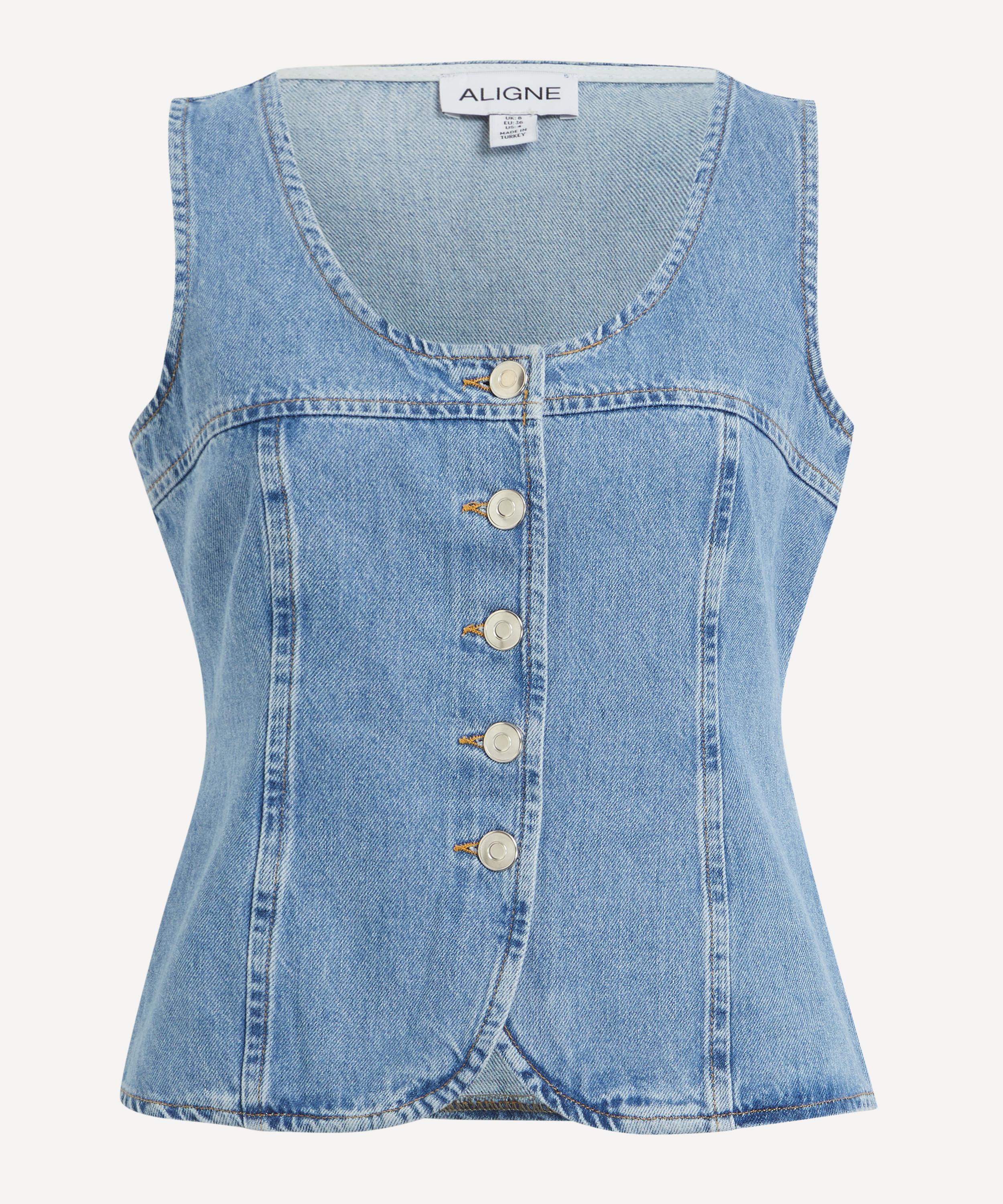 Aligne - Ariella Buttoned Denim Top image number 0