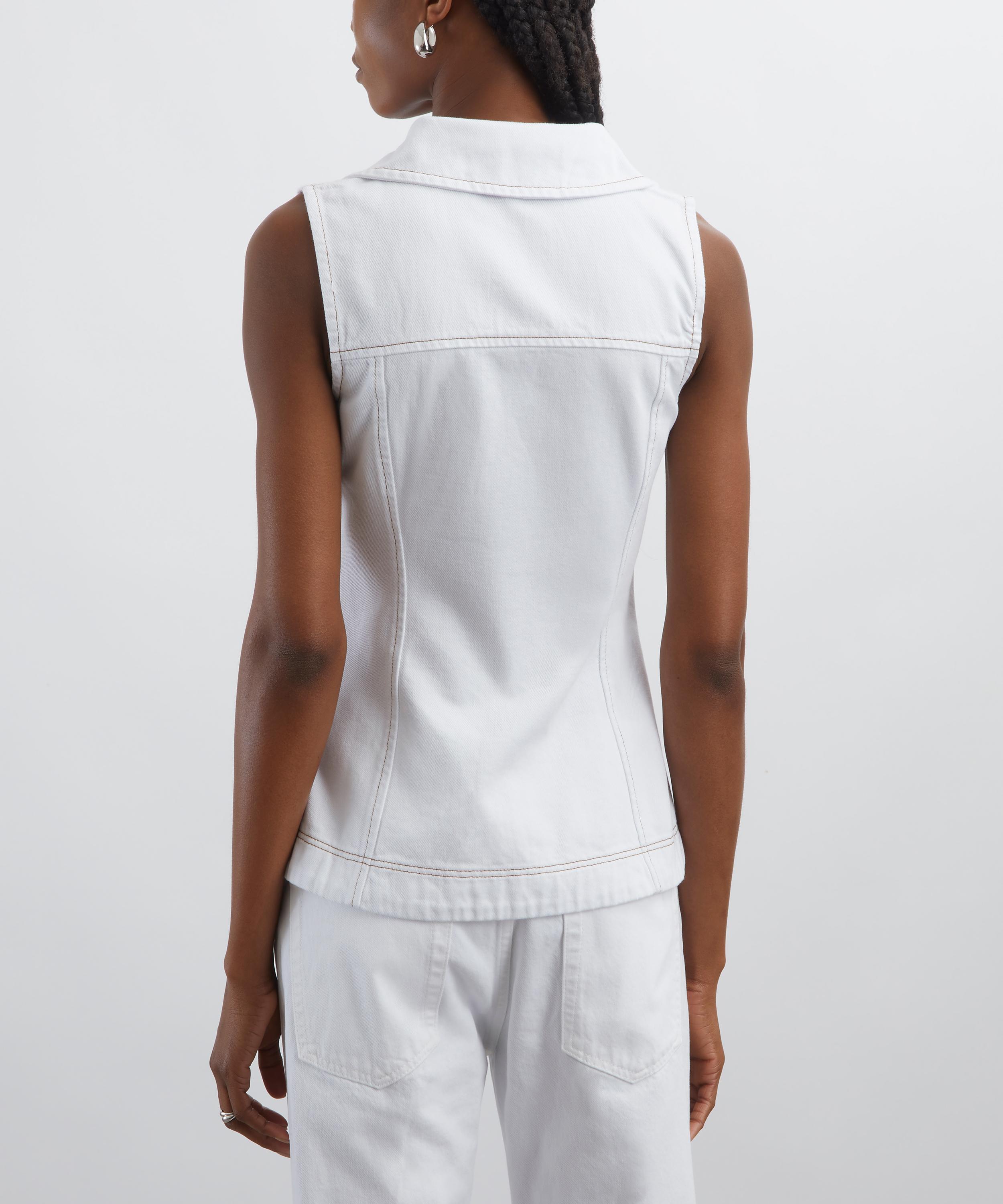 Aligne - Whim Zip-Front Denim Top image number 3