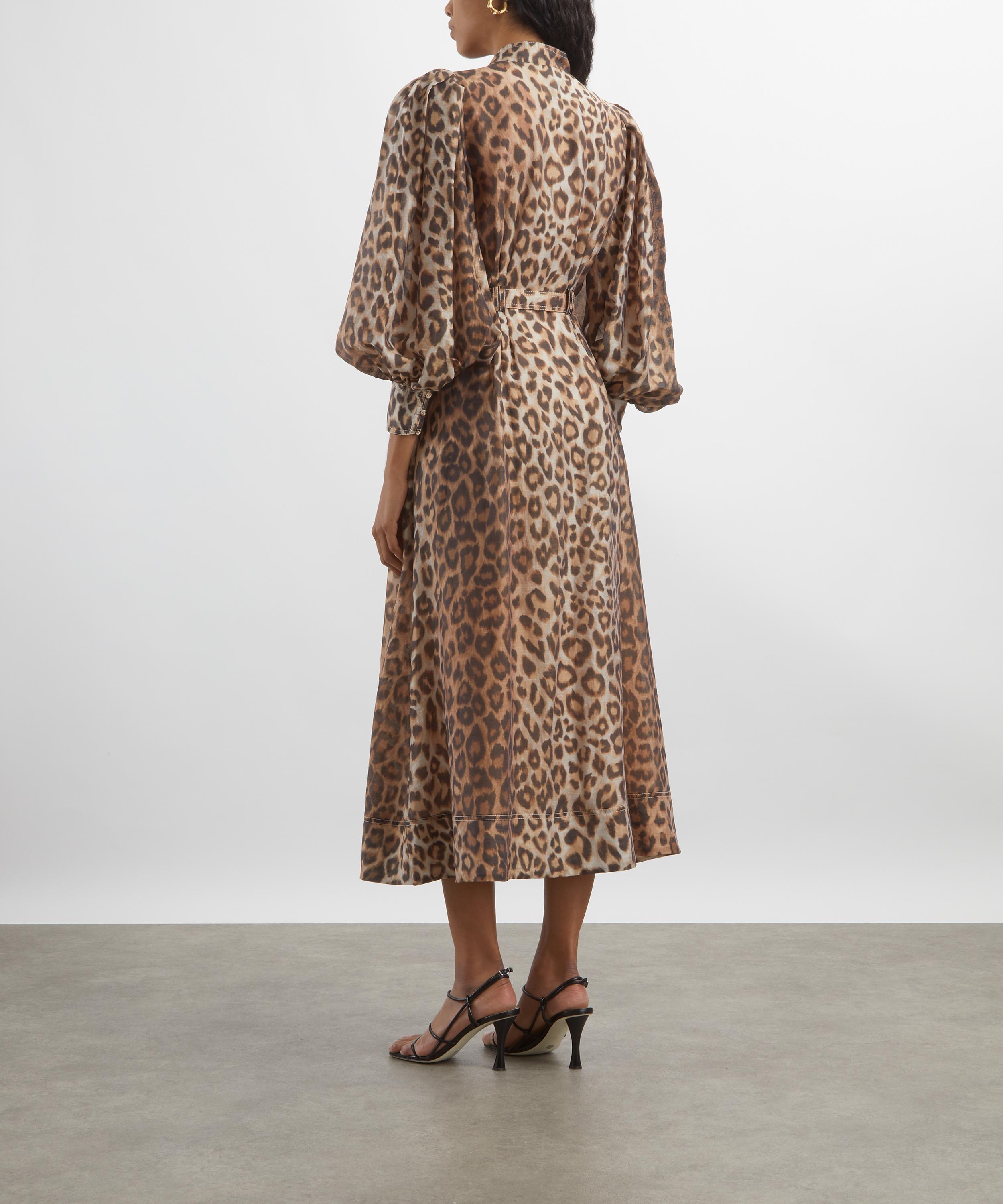 Aje - Isabella Leopard Shirt Dress image number 3