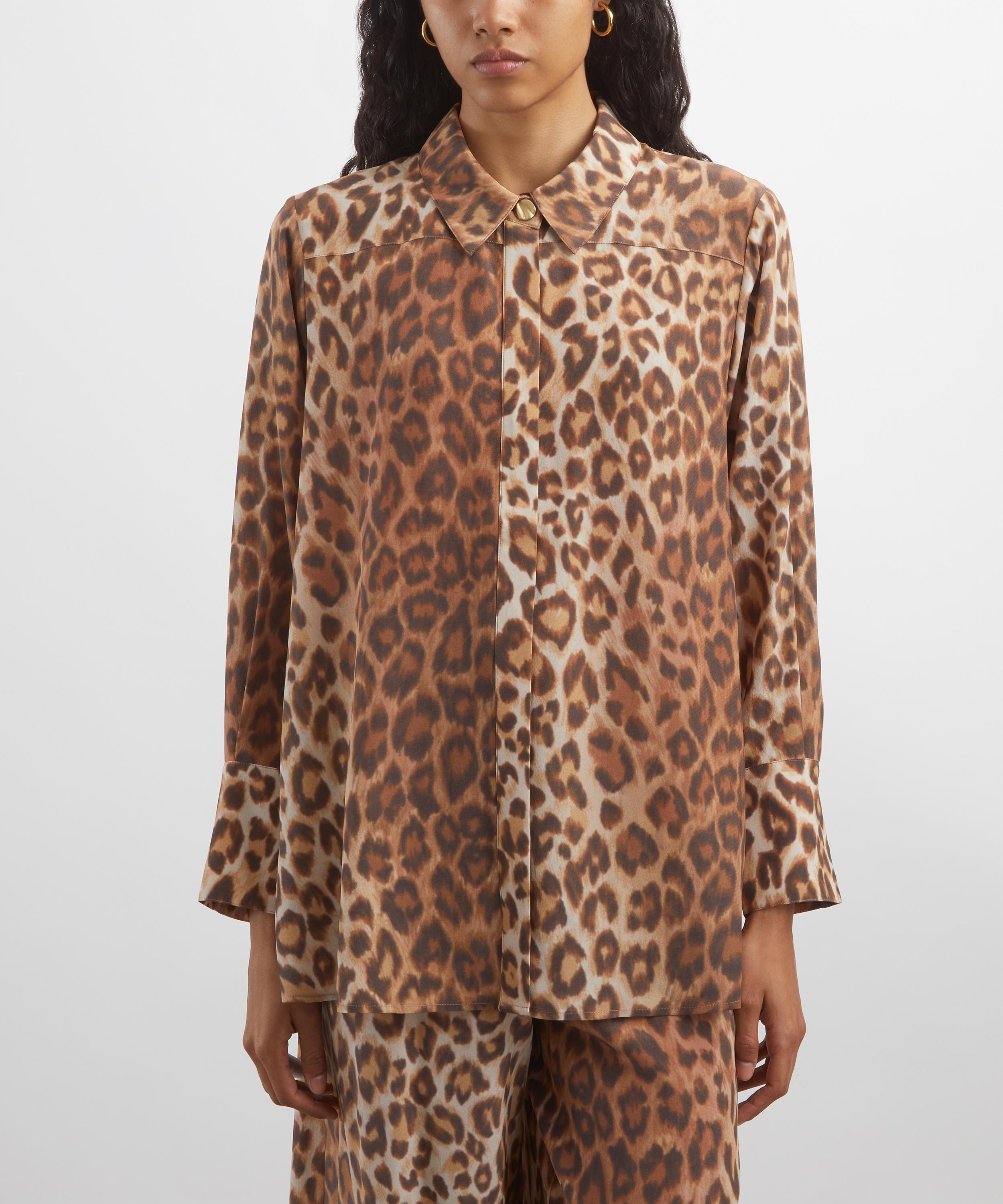 Aje - Atomic Silk Leopard Shirt image number 2