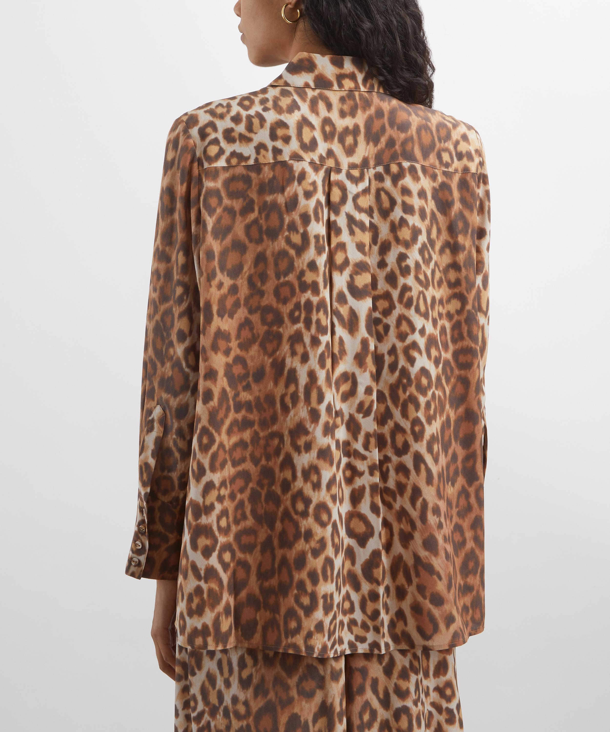 Aje - Atomic Silk Leopard Shirt image number 3
