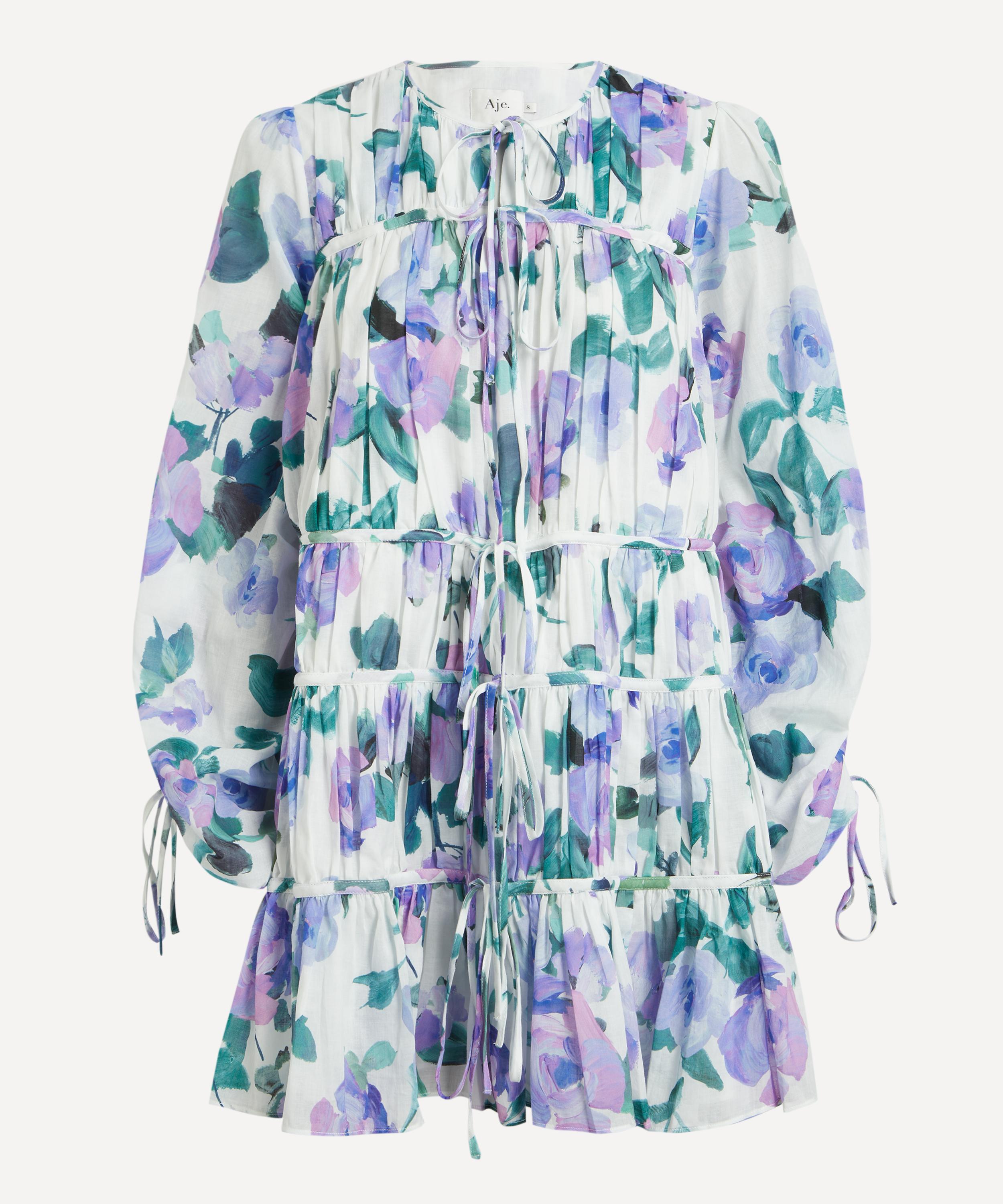 Aje - Clover Lilac Dawn Mini Dress