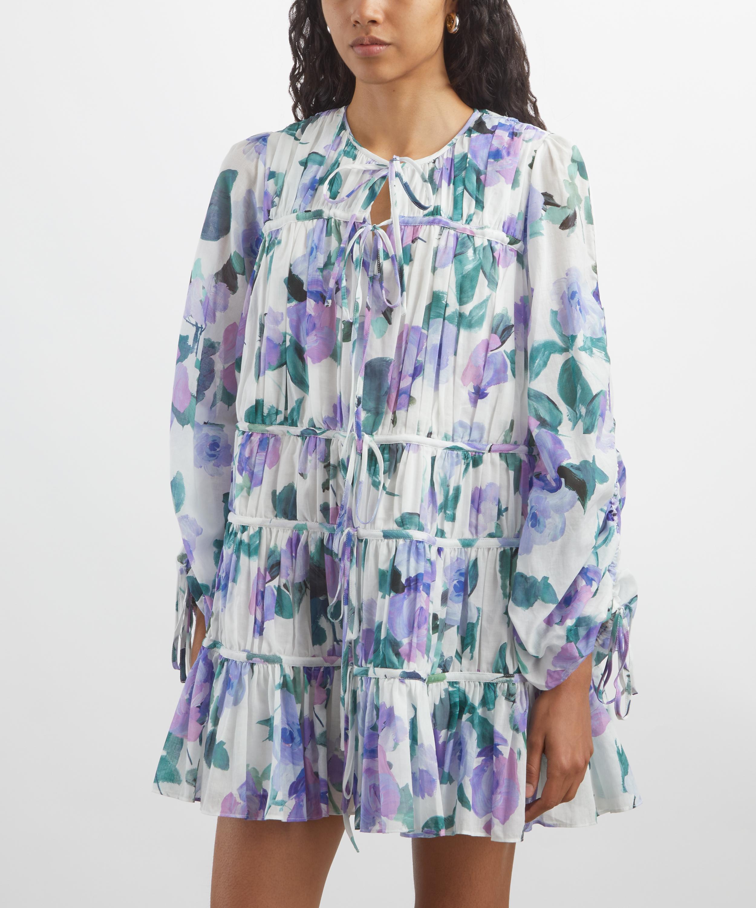 Aje - Clover Lilac Dawn Mini Dress image number 2