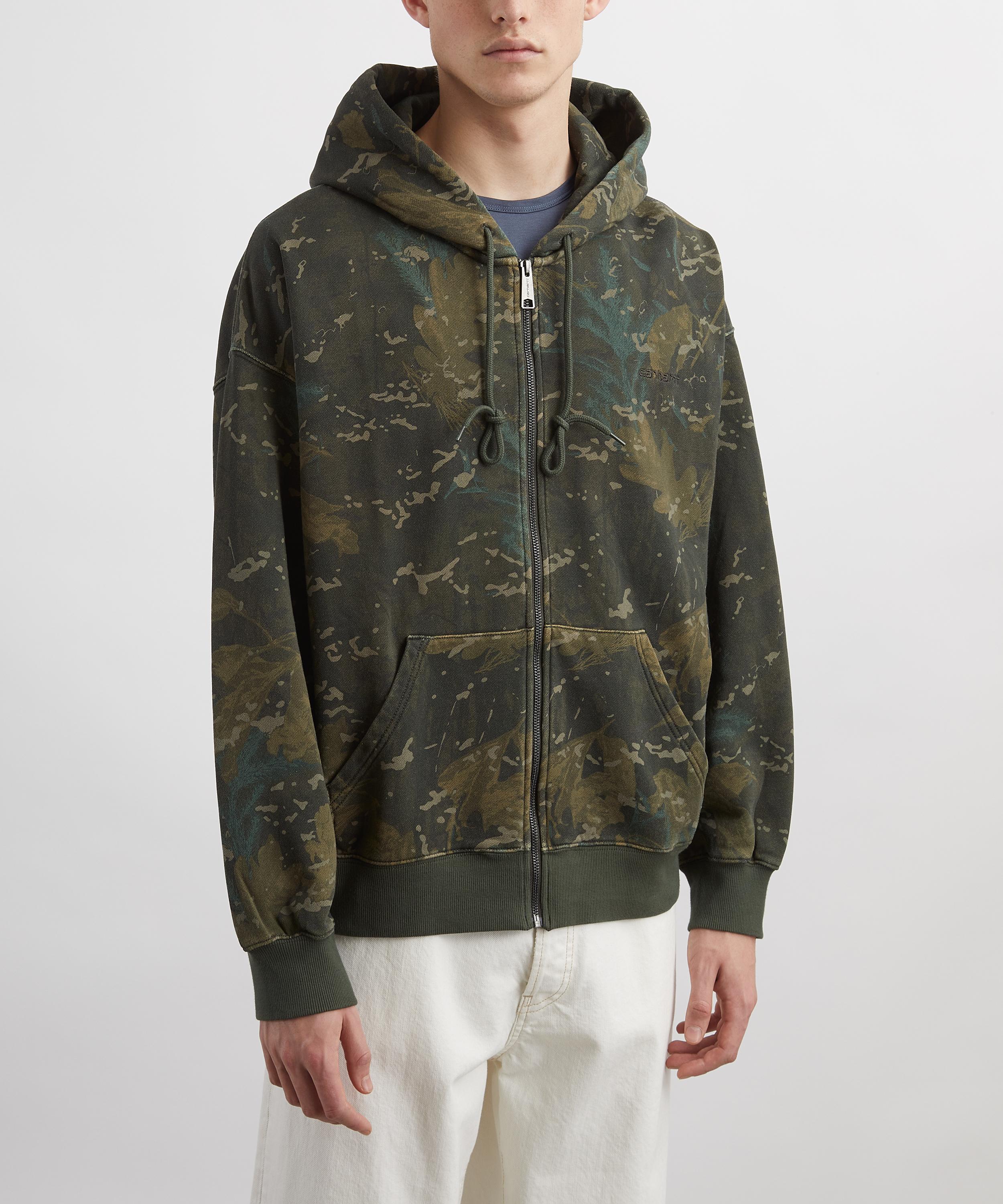 Carhartt WIP - Camo Combi Hooded Benton Sweat Jacket image number 2
