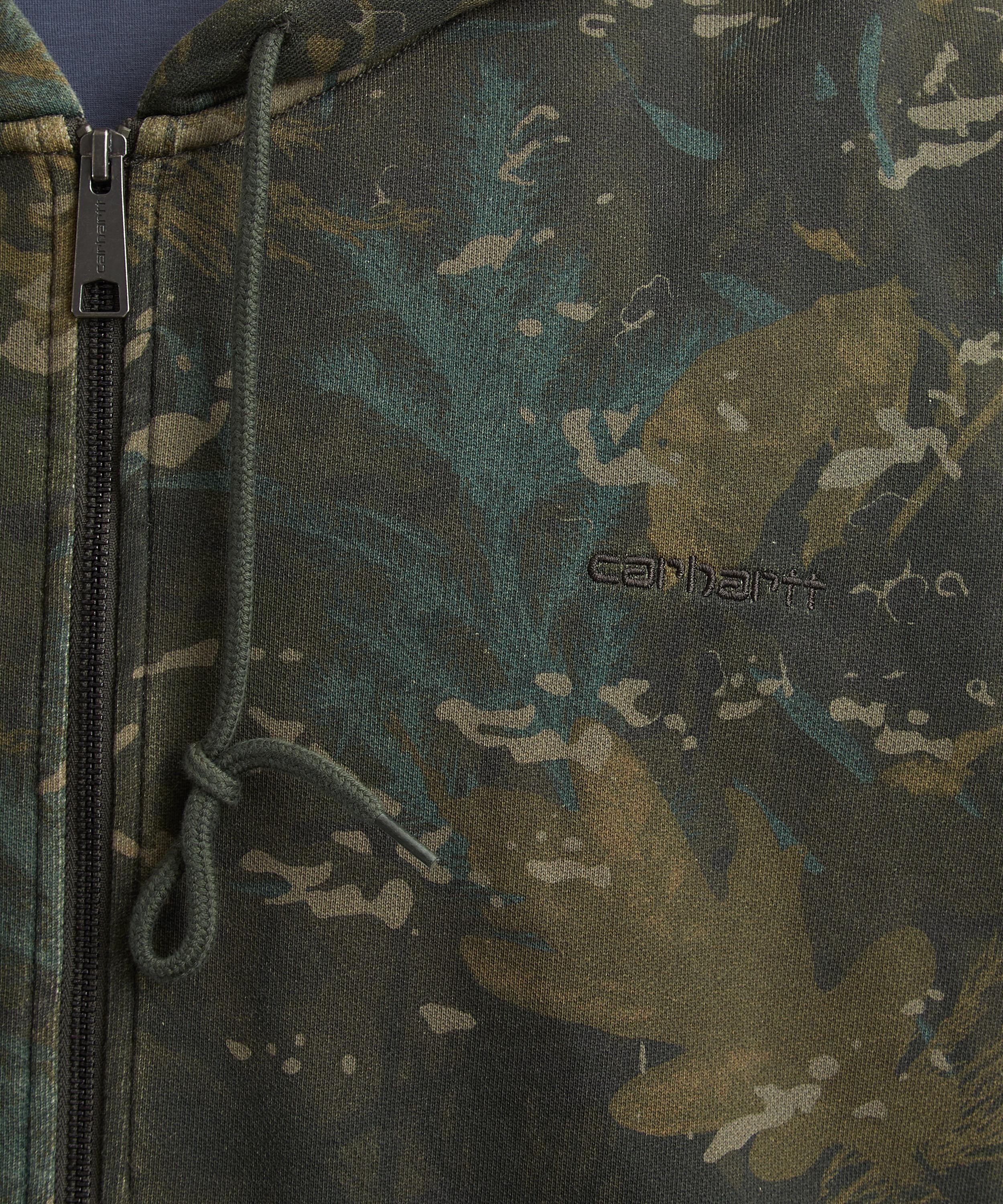 Carhartt WIP - Camo Combi Hooded Benton Sweat Jacket image number 4