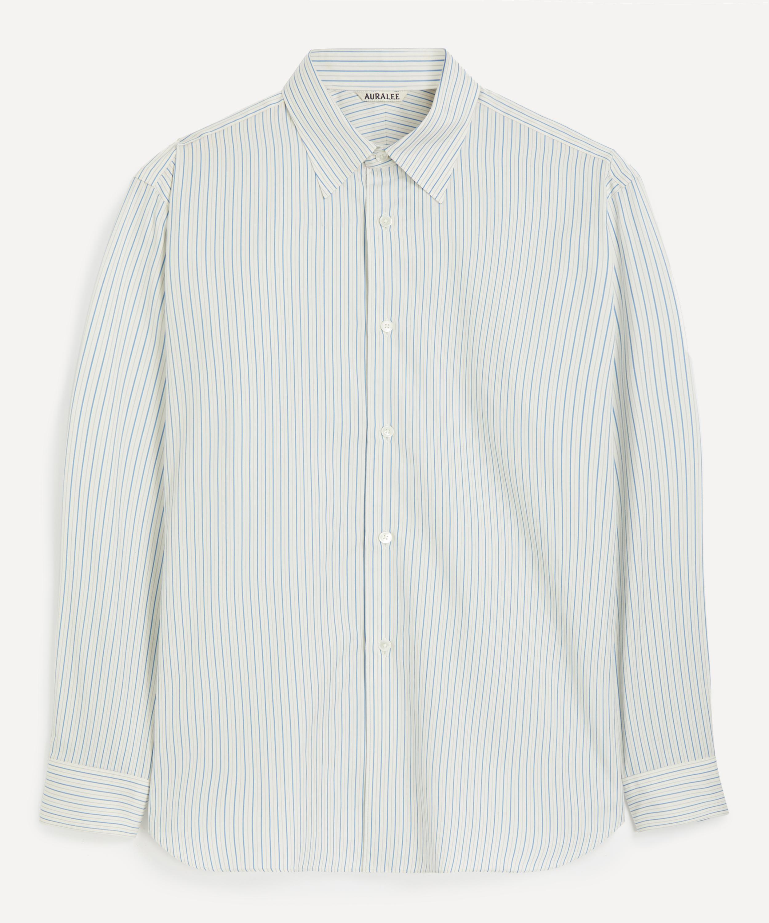 Auralee - Striped Cotton Silk Shirt