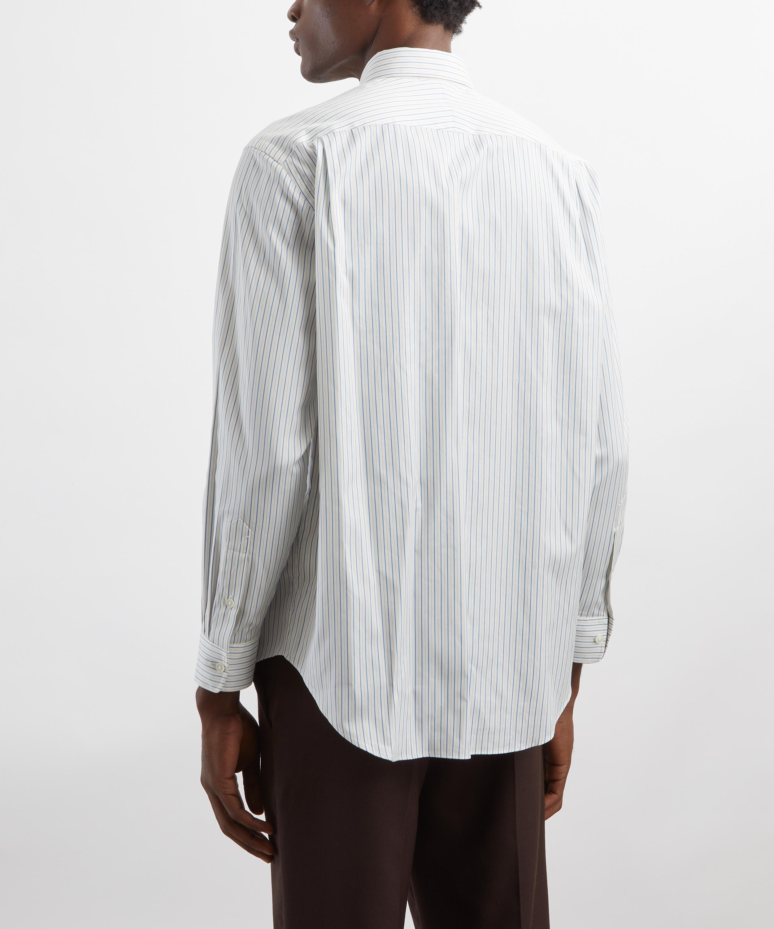 Auralee - Striped Cotton Silk Shirt image number 3