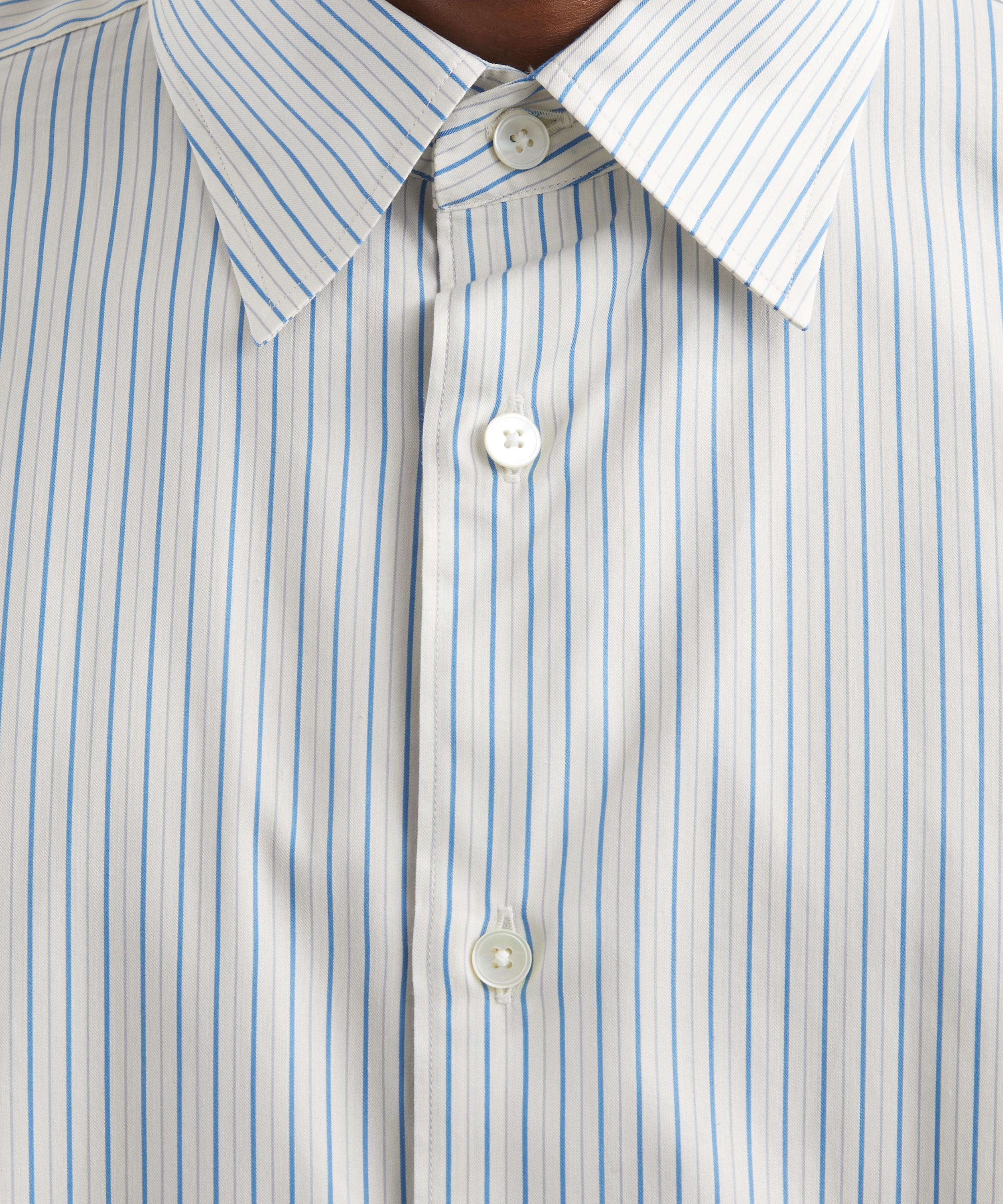 Auralee - Striped Cotton Silk Shirt image number 4