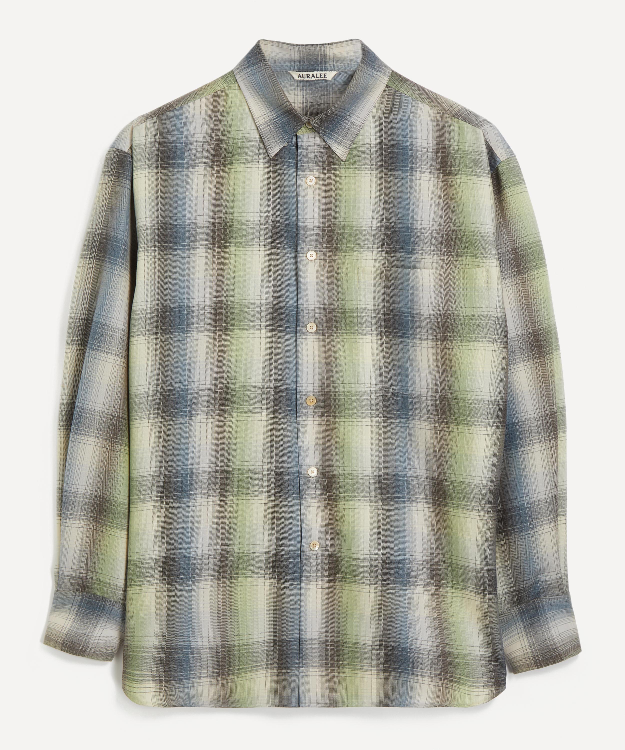 Auralee - Check Wool Shirt