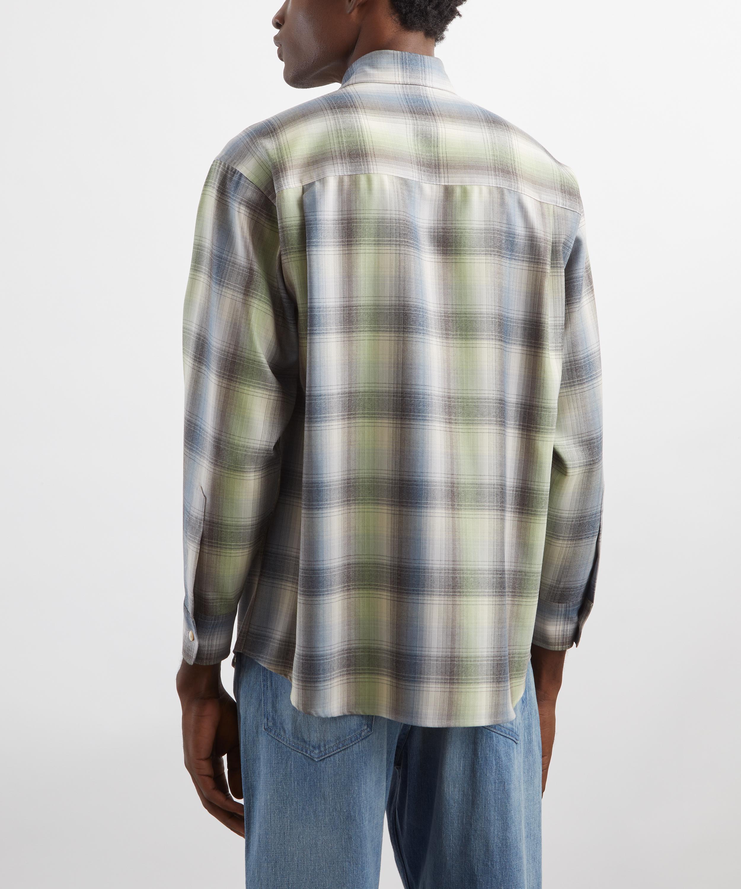Auralee - Check Wool Shirt image number 3