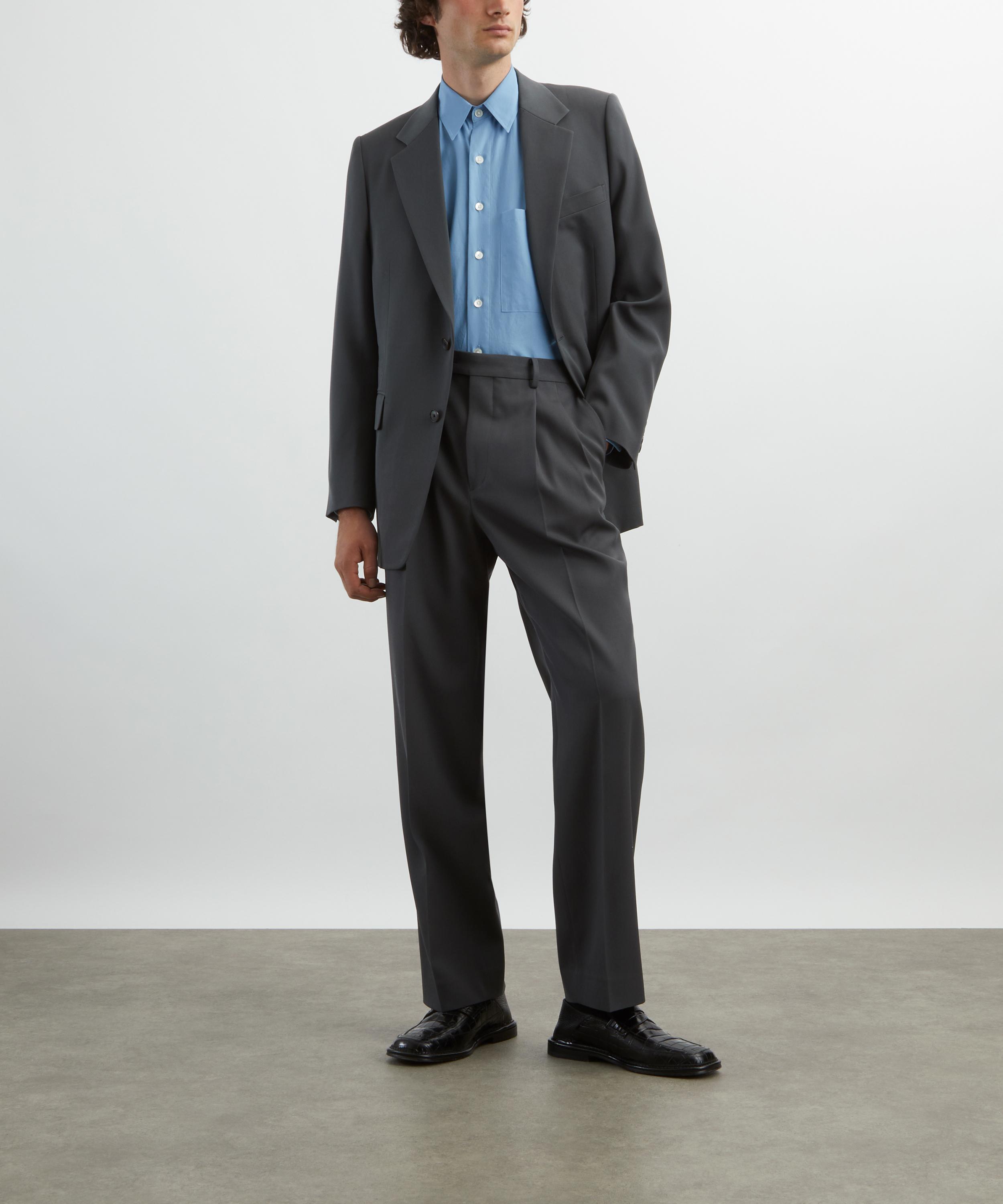 Auralee - Light Wool Max Gabardine Two-Tucks Slack Trousers image number 1