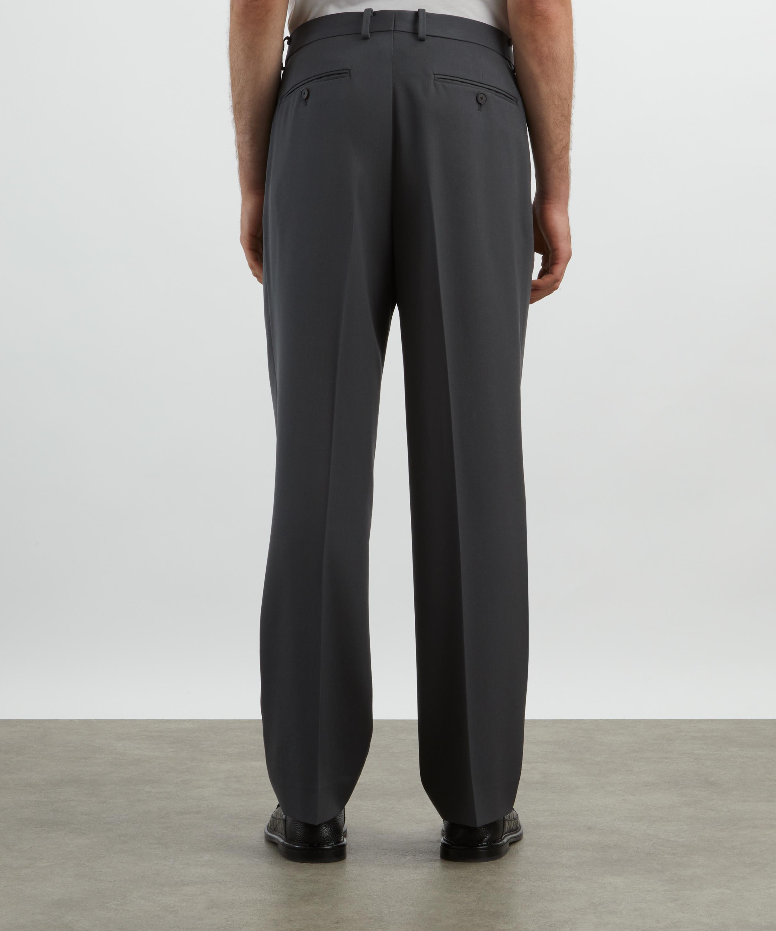 Auralee - Light Wool Max Gabardine Two-Tucks Slack Trousers image number 3