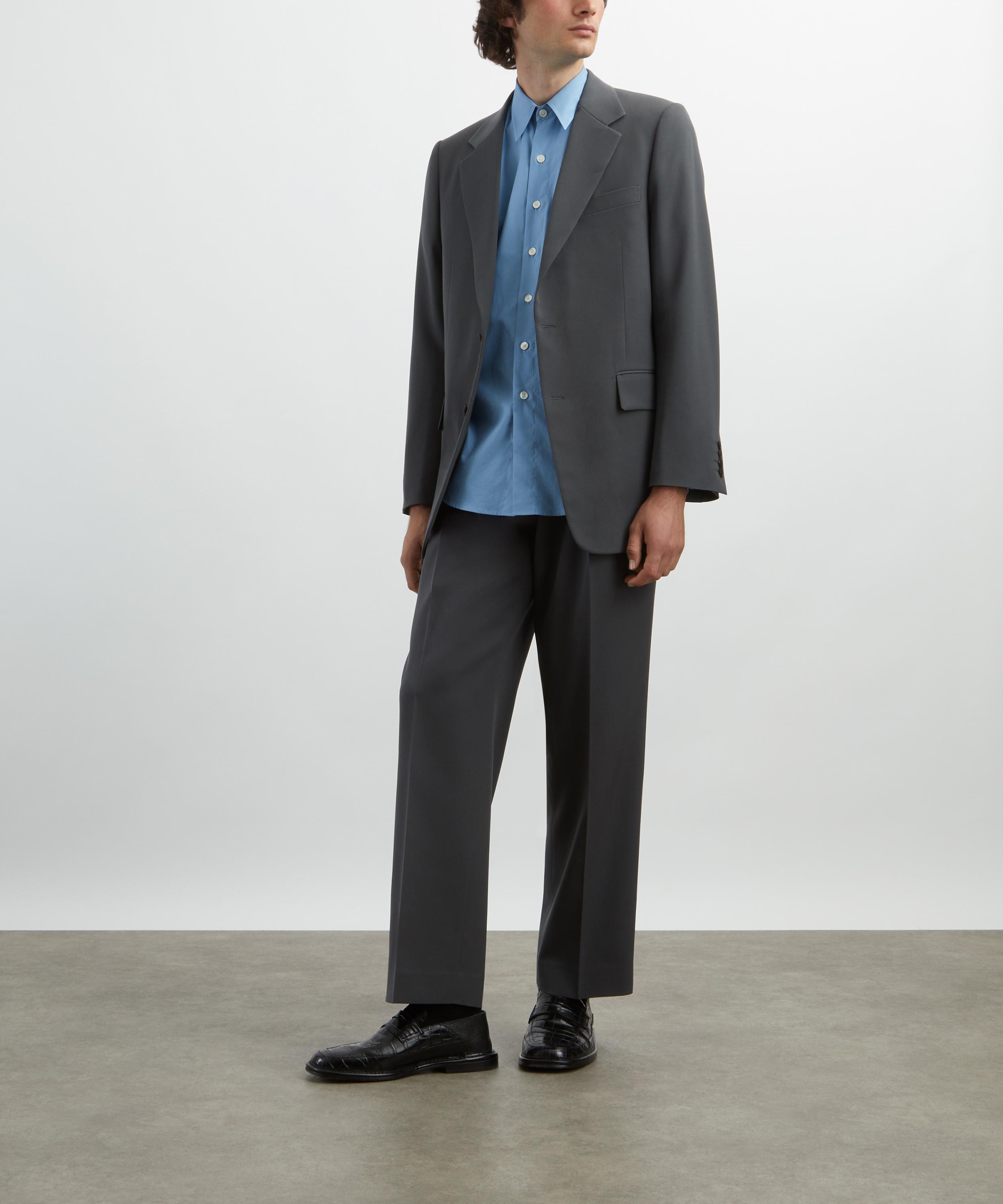 Auralee - Blue Washed Finx Twill Shirt image number 1