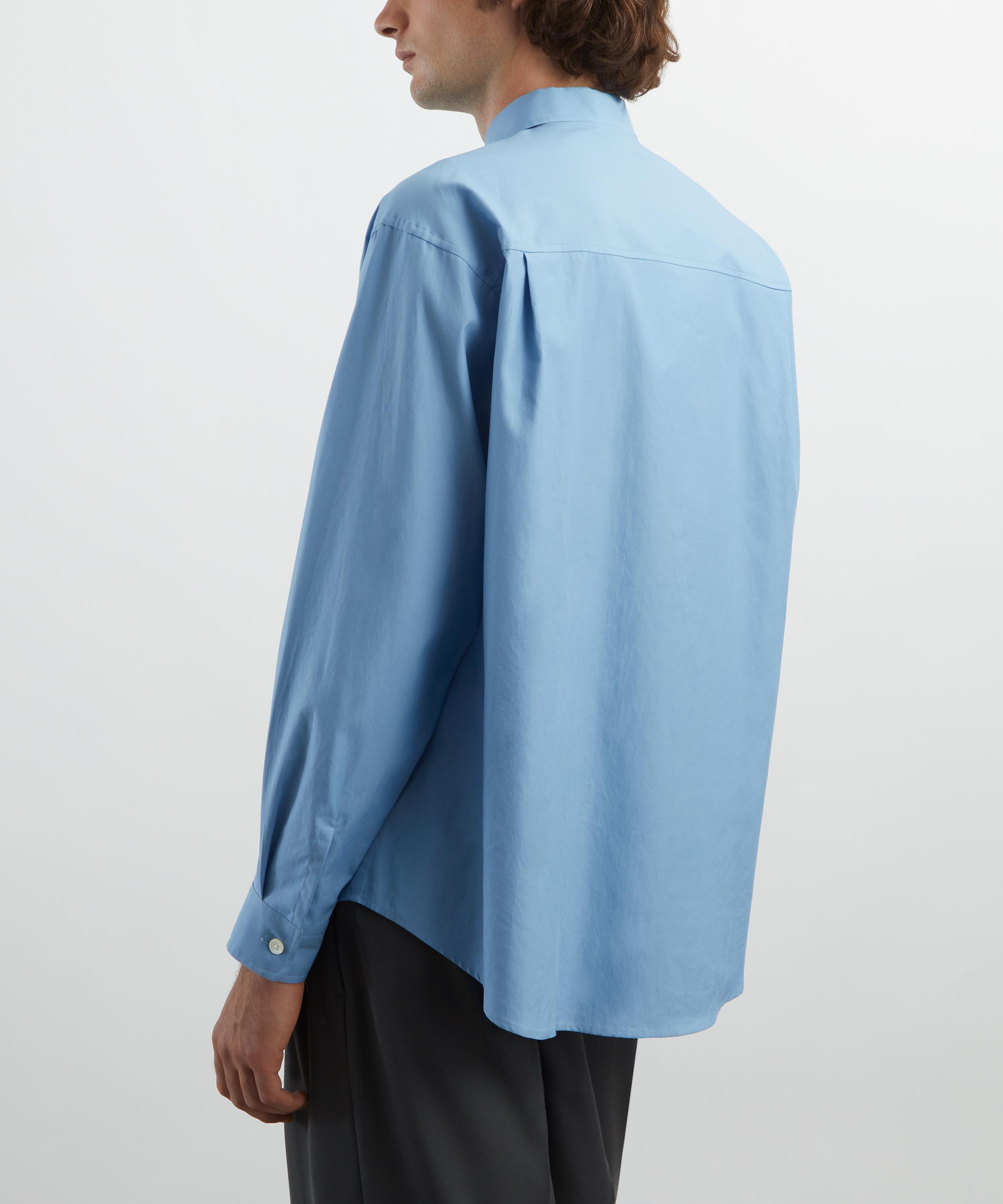 Auralee - Blue Washed Finx Twill Shirt image number 3